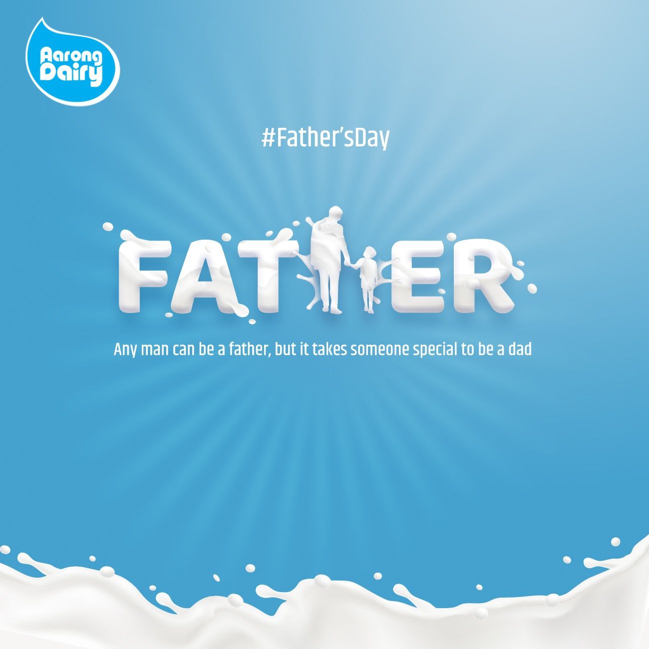 Aaron G Dairy campaign post