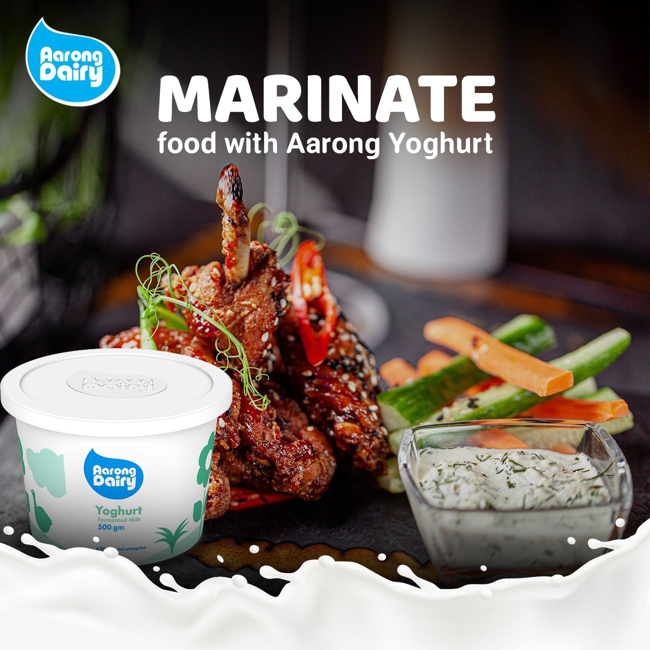 Aaron G Dairy campaign post