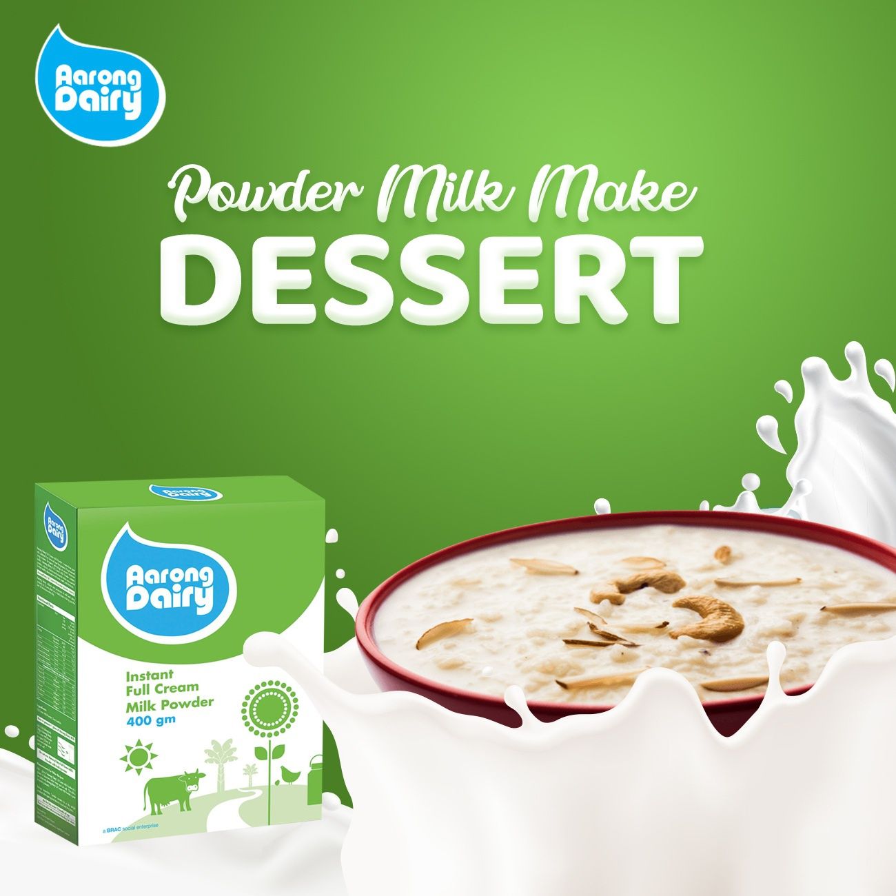 Aaron G Dairy campaign post