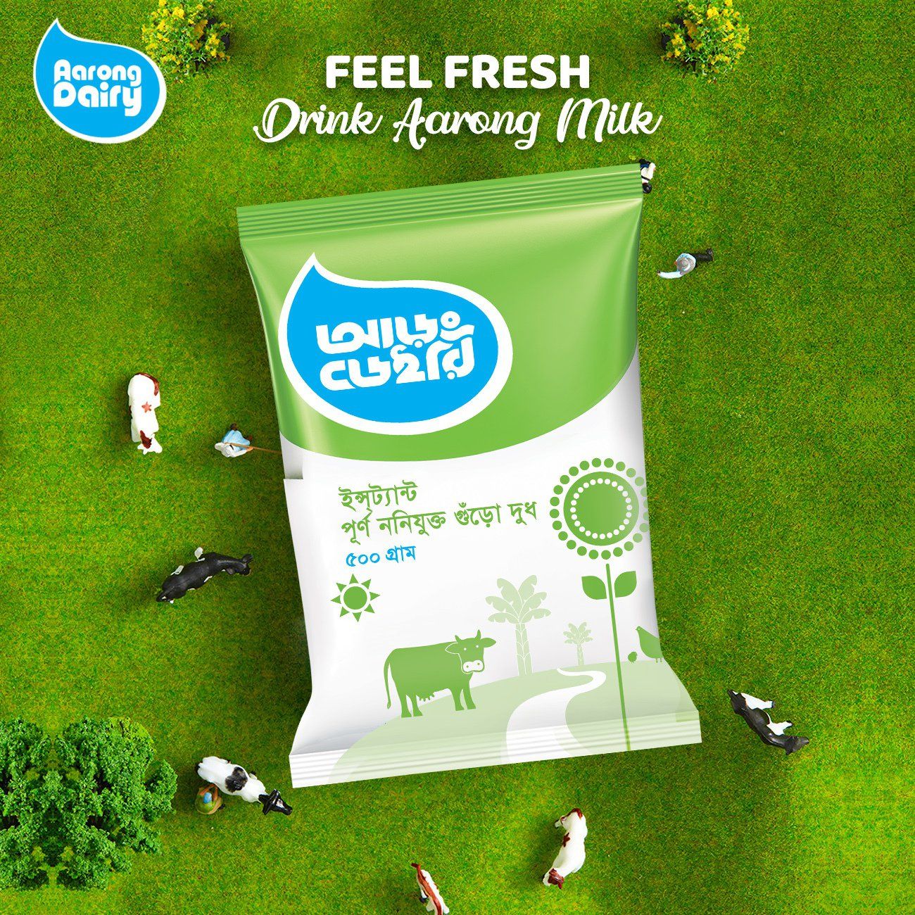 Aaron G Dairy campaign post