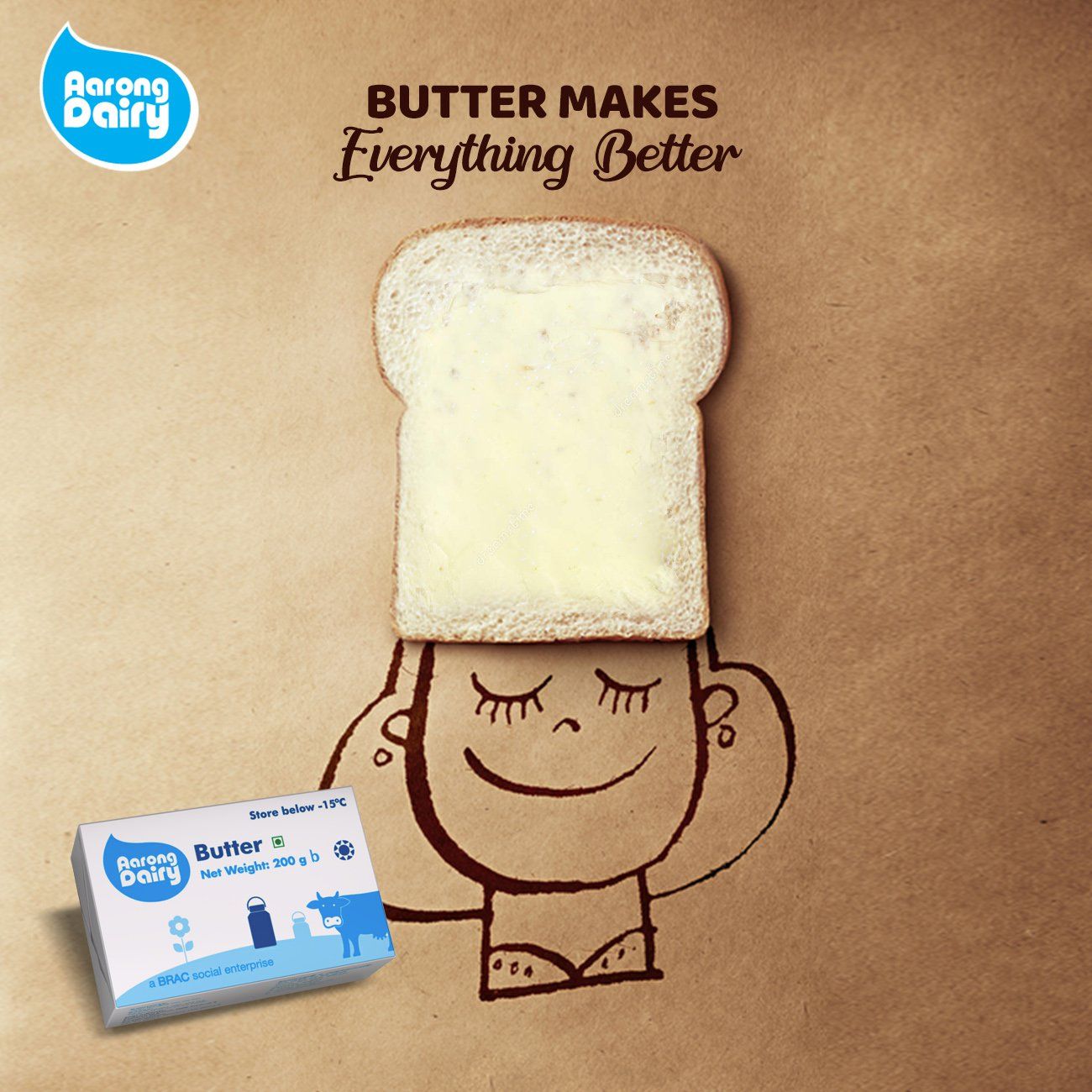 Aaron G Dairy campaign post