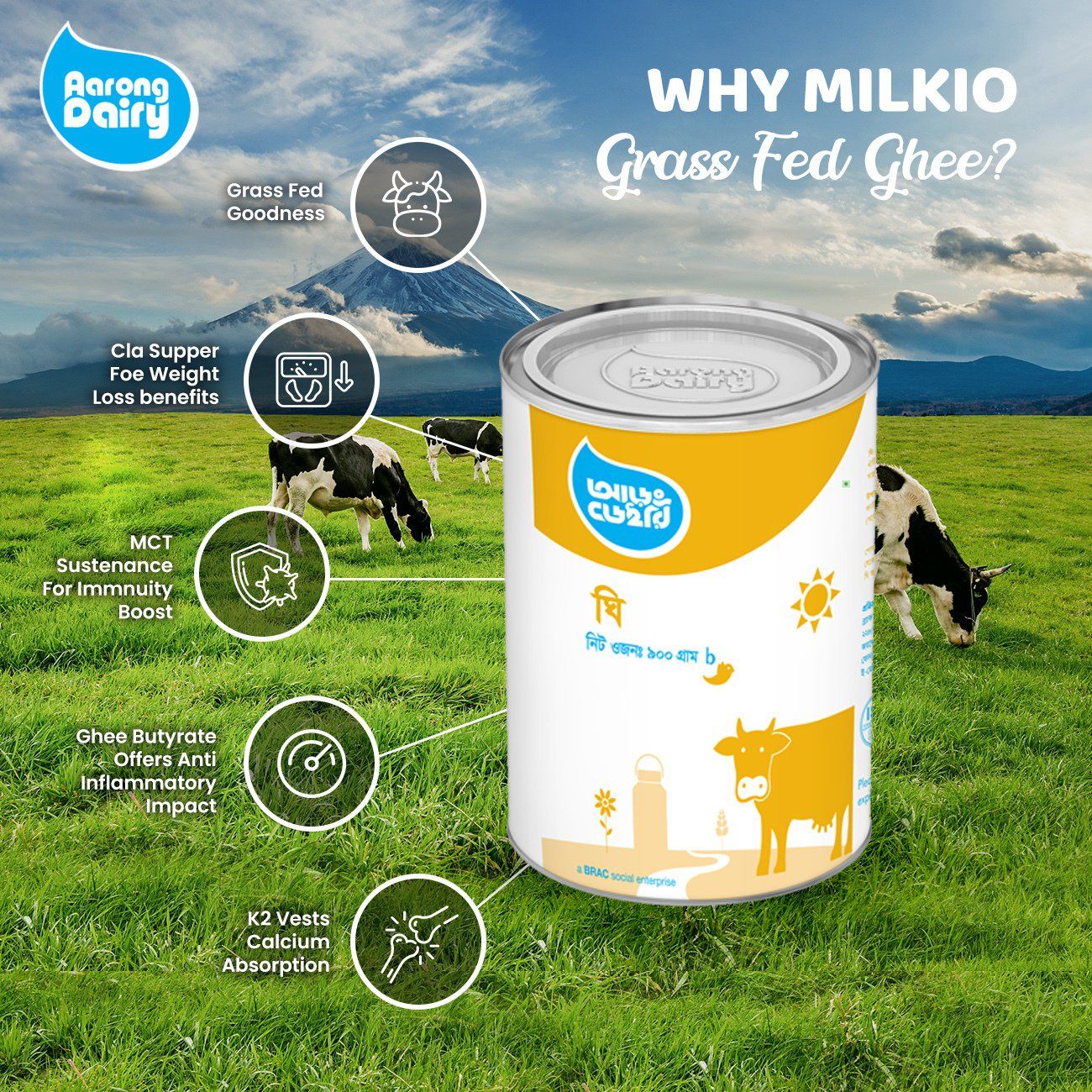 Aaron G Dairy campaign post