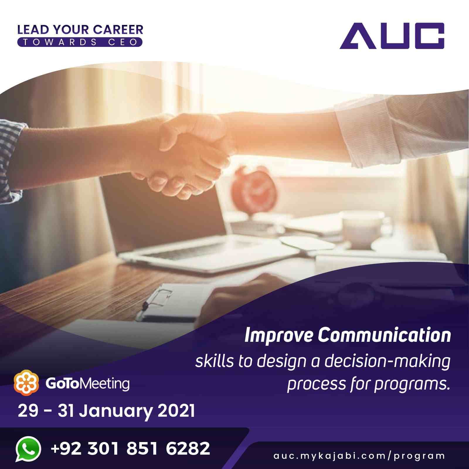 AUC campaign post