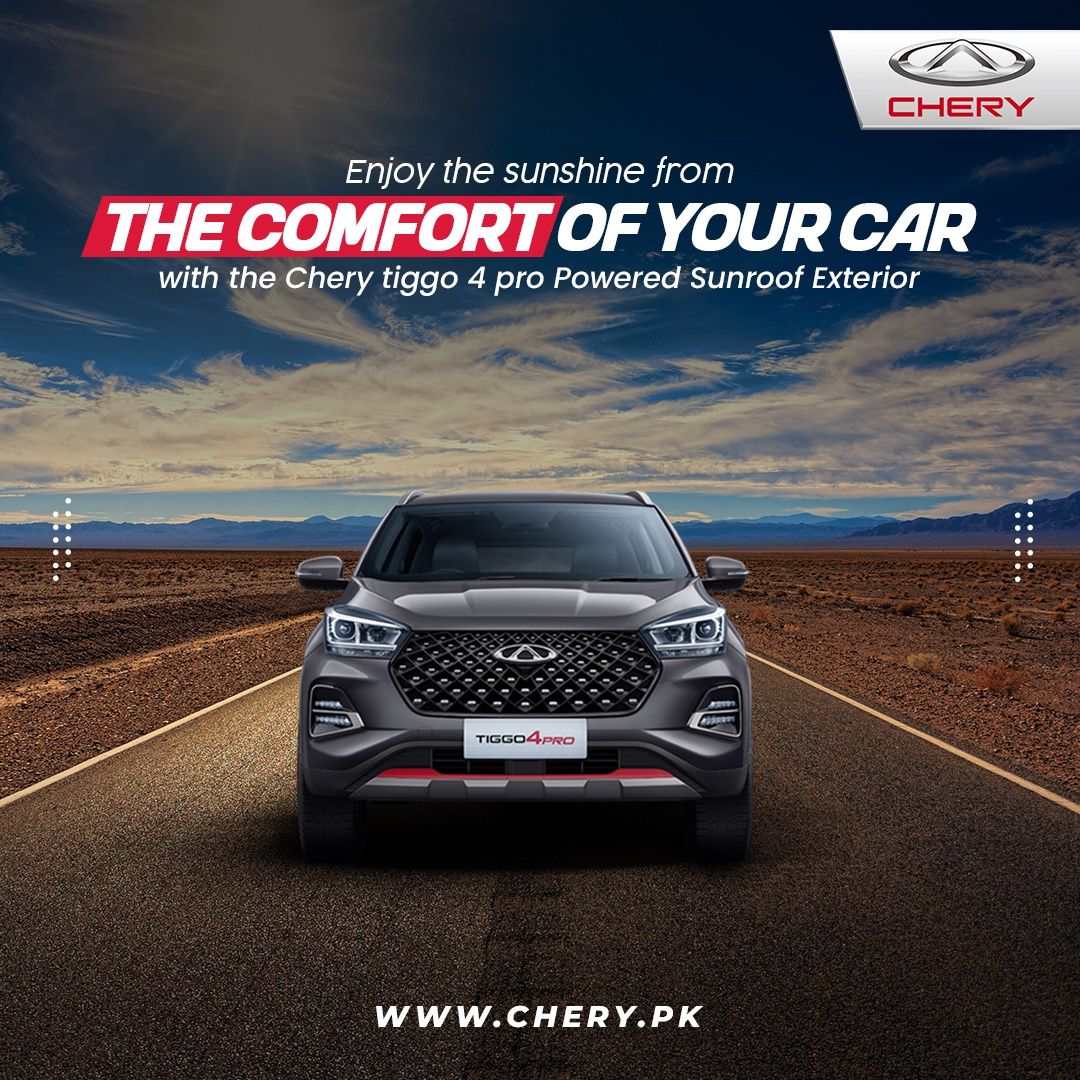 Chery Pakistan campaign post