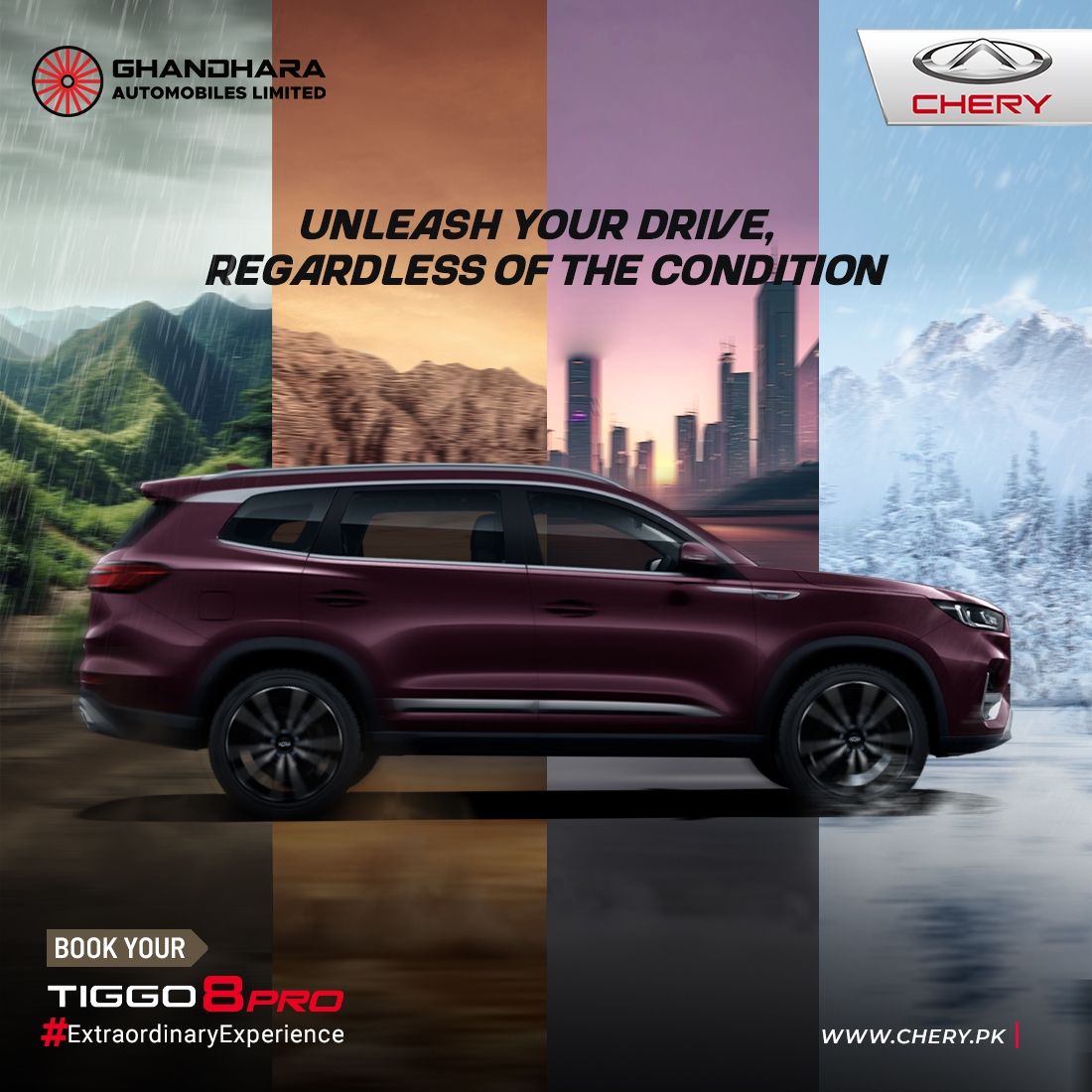 Chery Pakistan campaign post