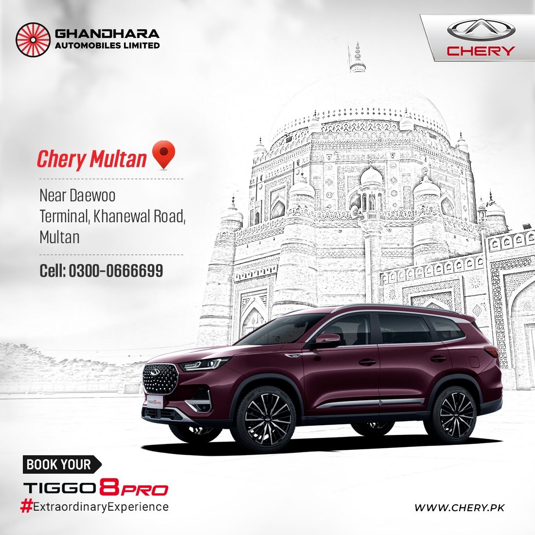 Chery Pakistan campaign post