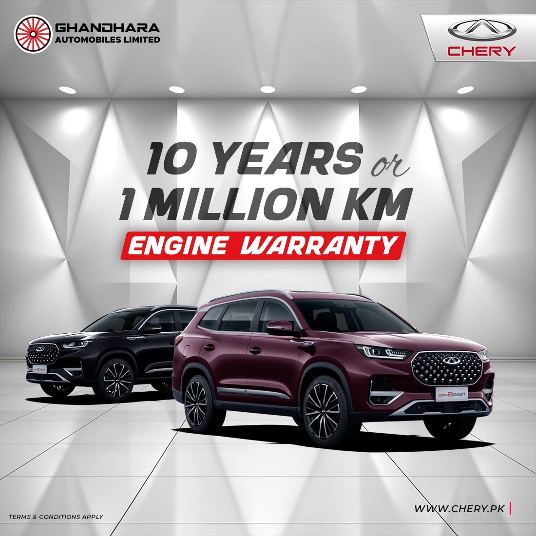 Chery Pakistan campaign post