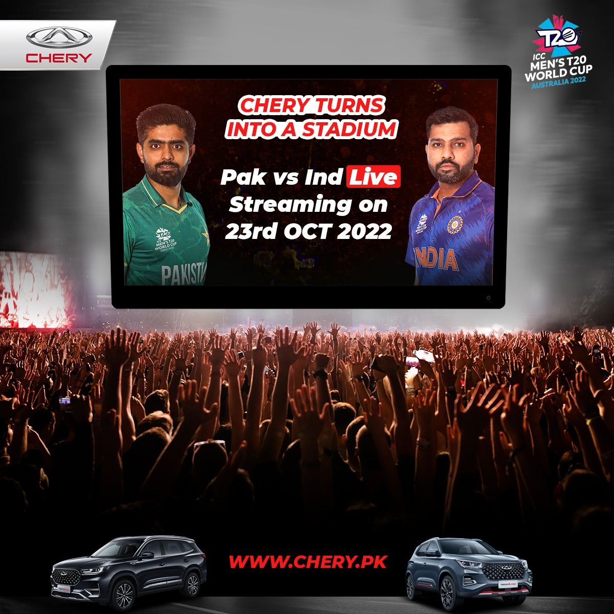 Chery Pakistan campaign post