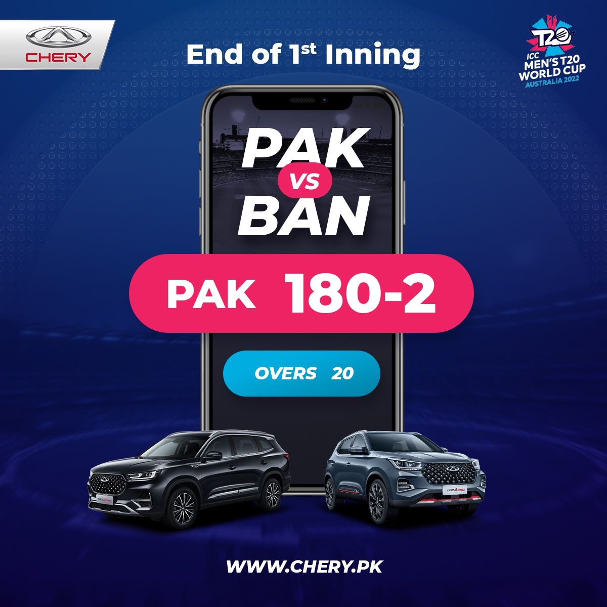 Chery Pakistan campaign post
