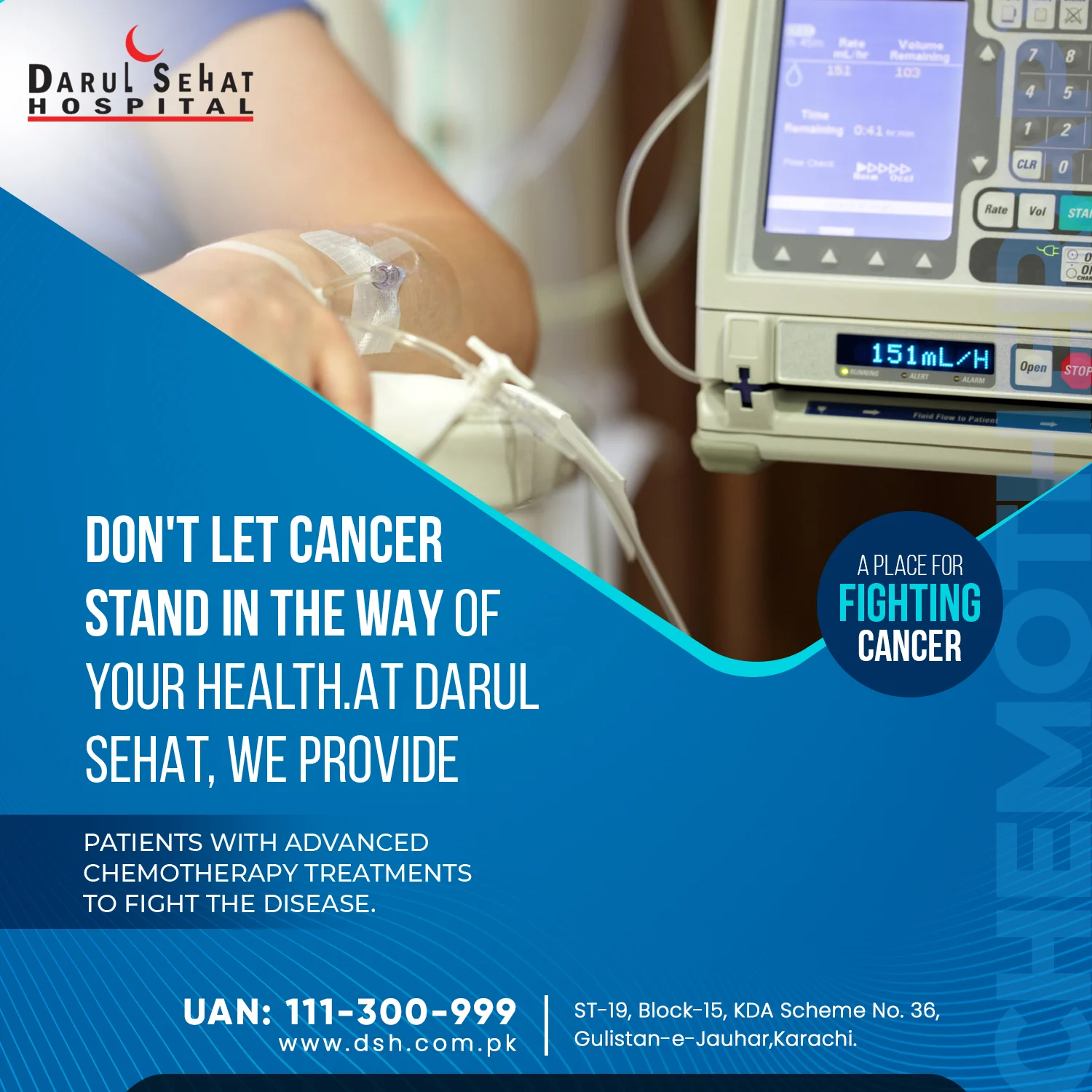 Darul Sehat Hospital campaign post