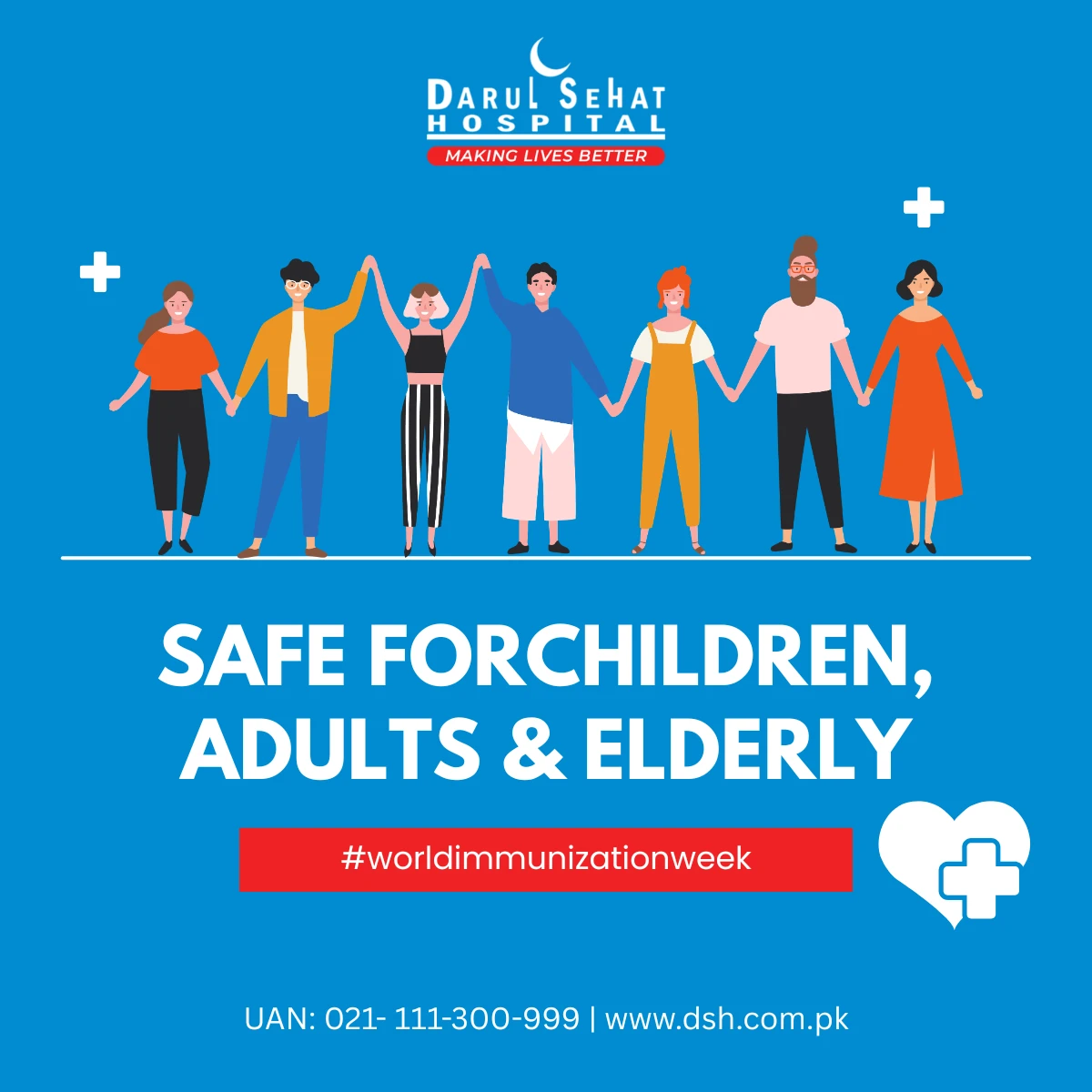 Darul Sehat Hospital campaign post