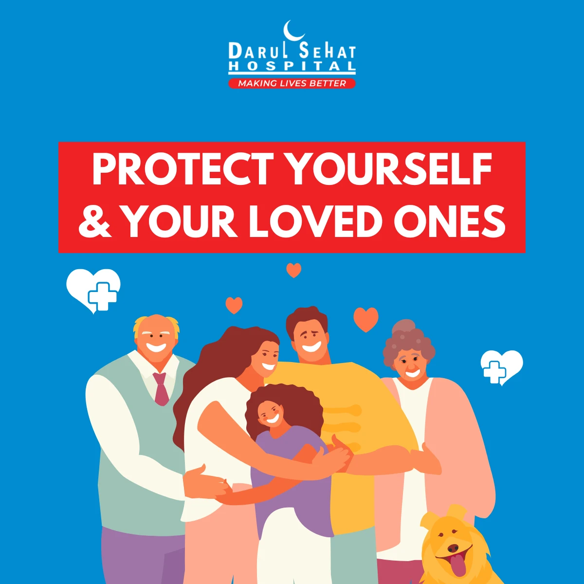 Darul Sehat Hospital campaign post