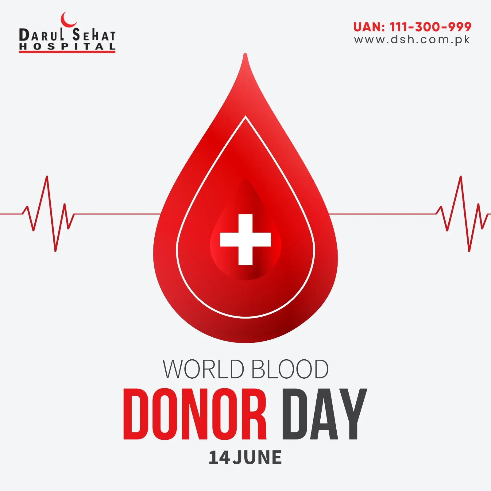 Darul Sehat Hospital campaign post