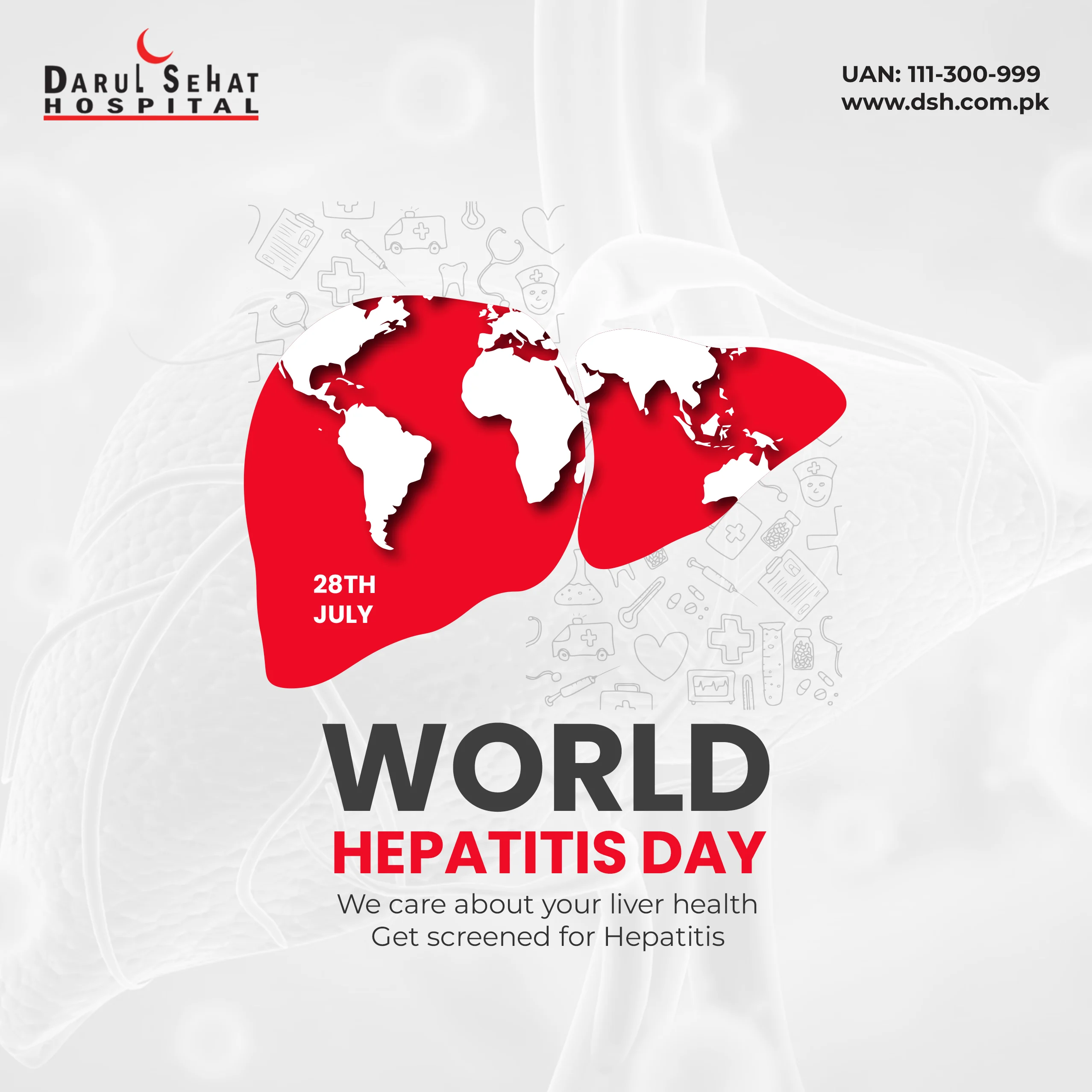 Darul Sehat Hospital campaign post