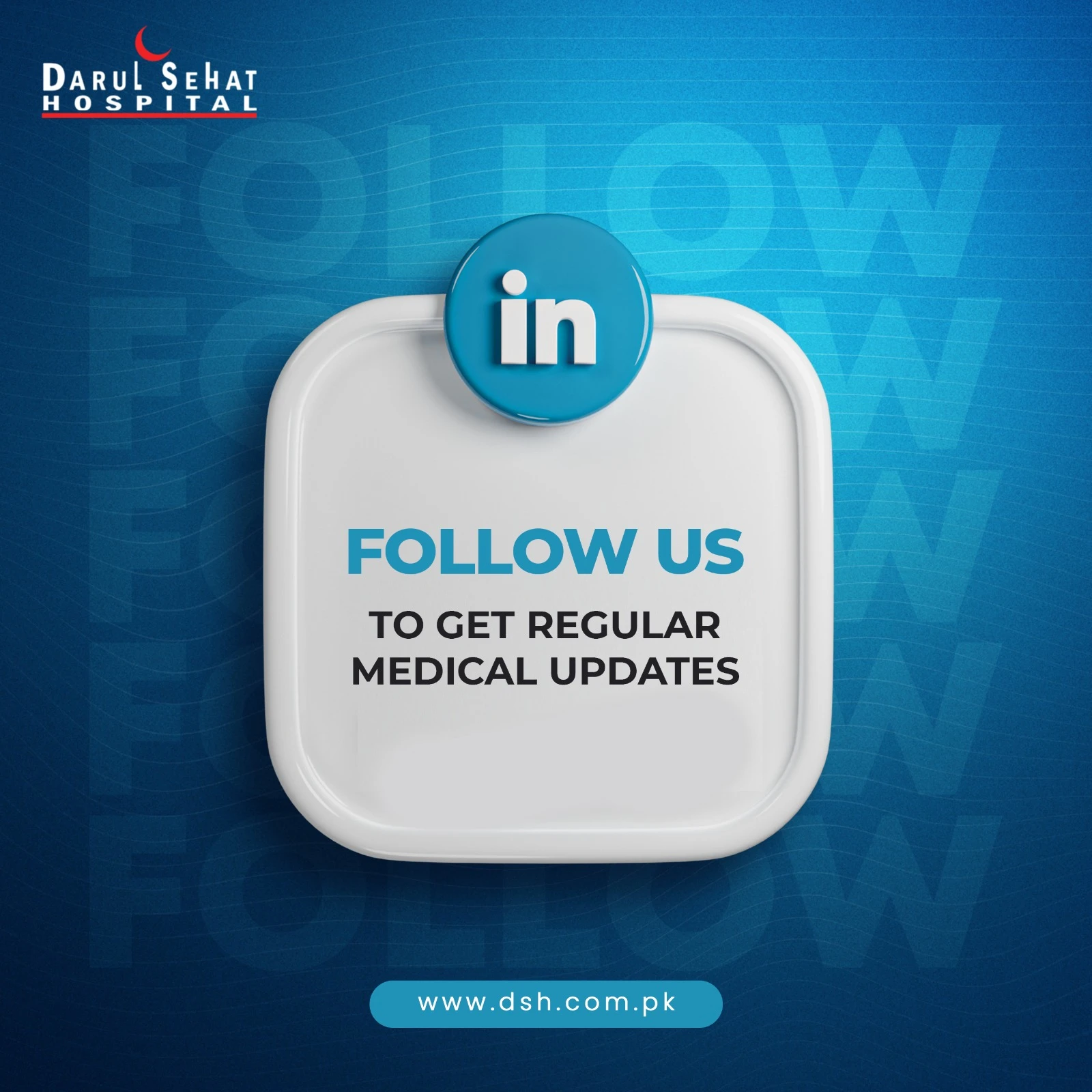 Darul Sehat Hospital campaign post
