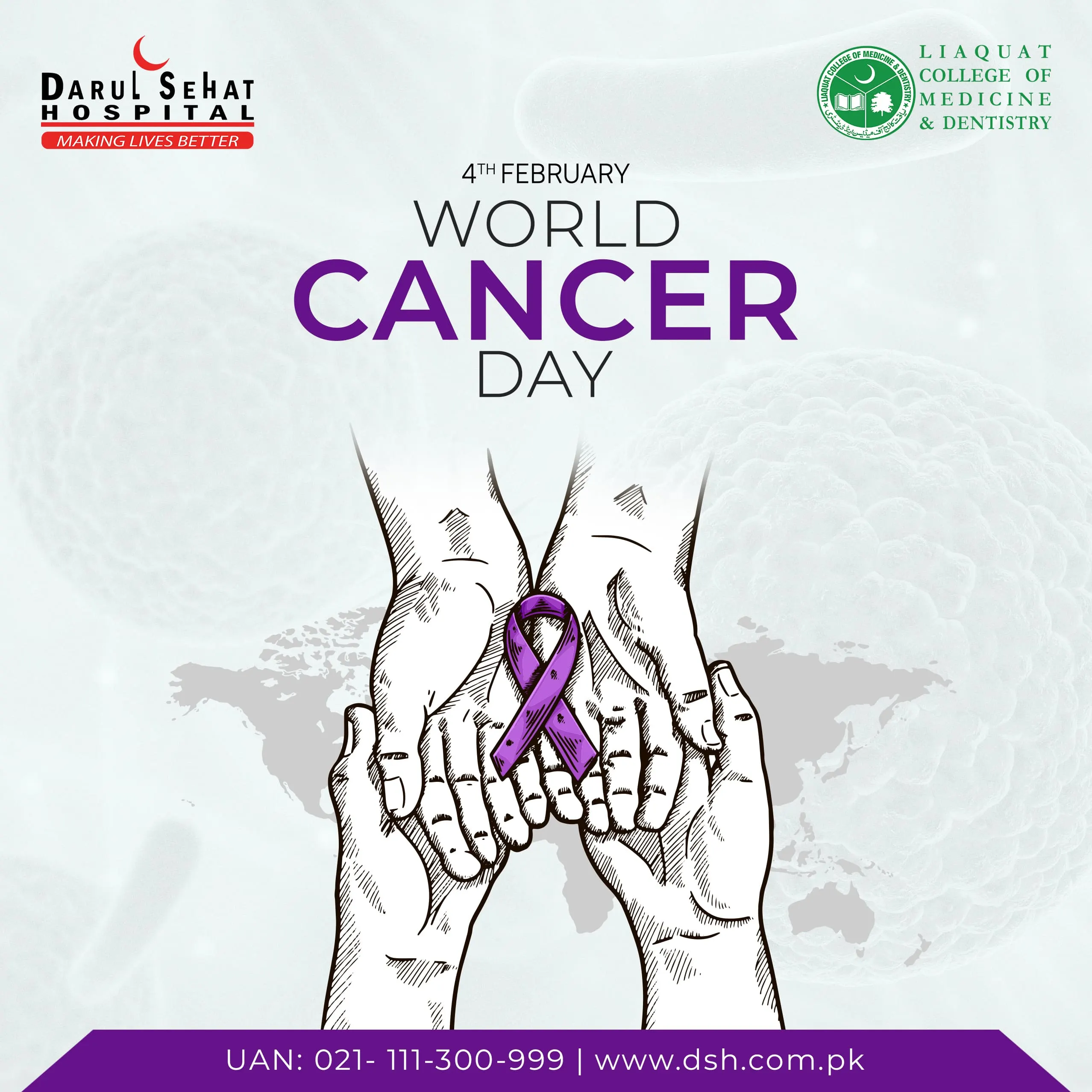 Darul Sehat Hospital campaign post