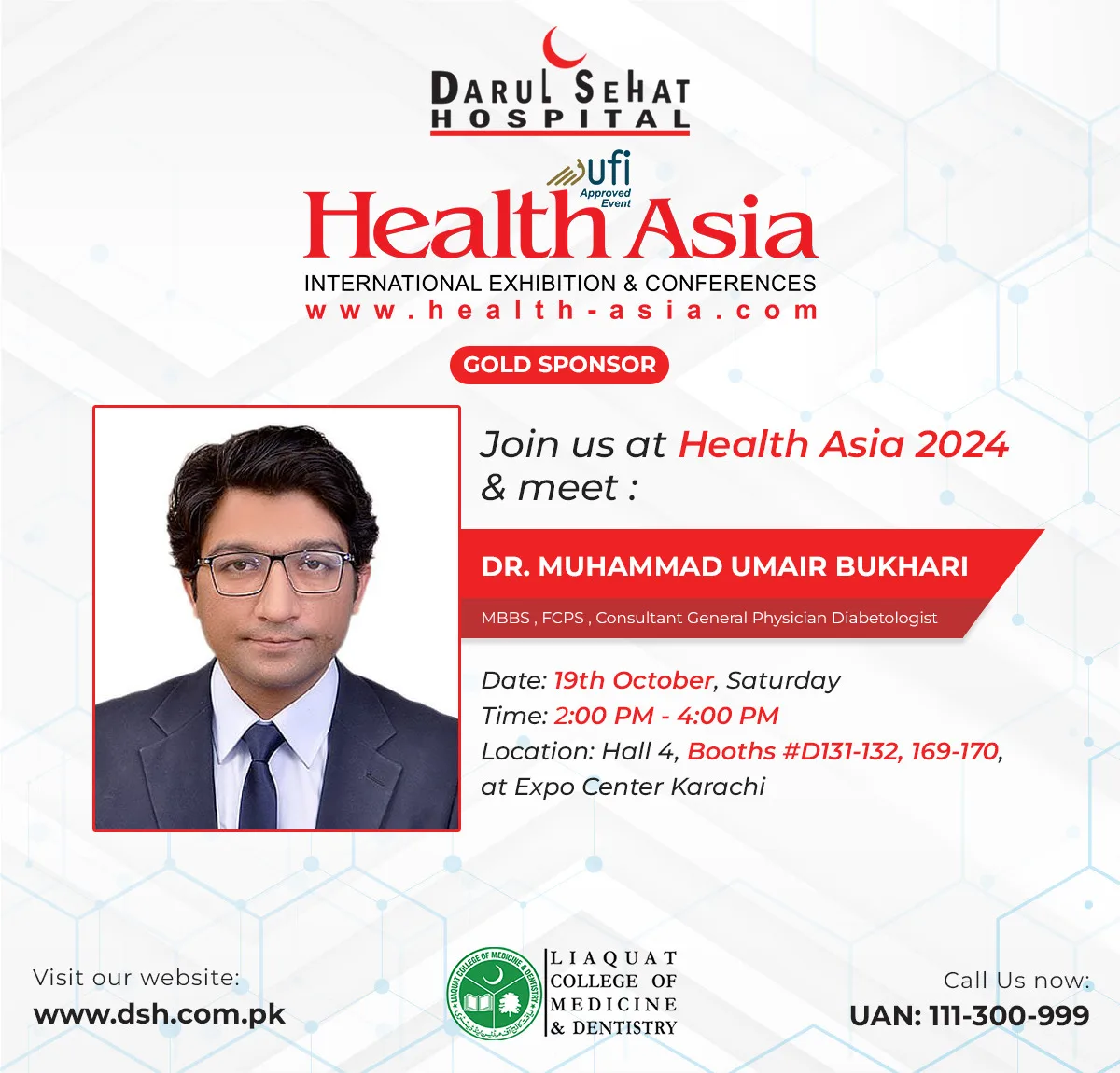 Darul Sehat Hospital campaign post