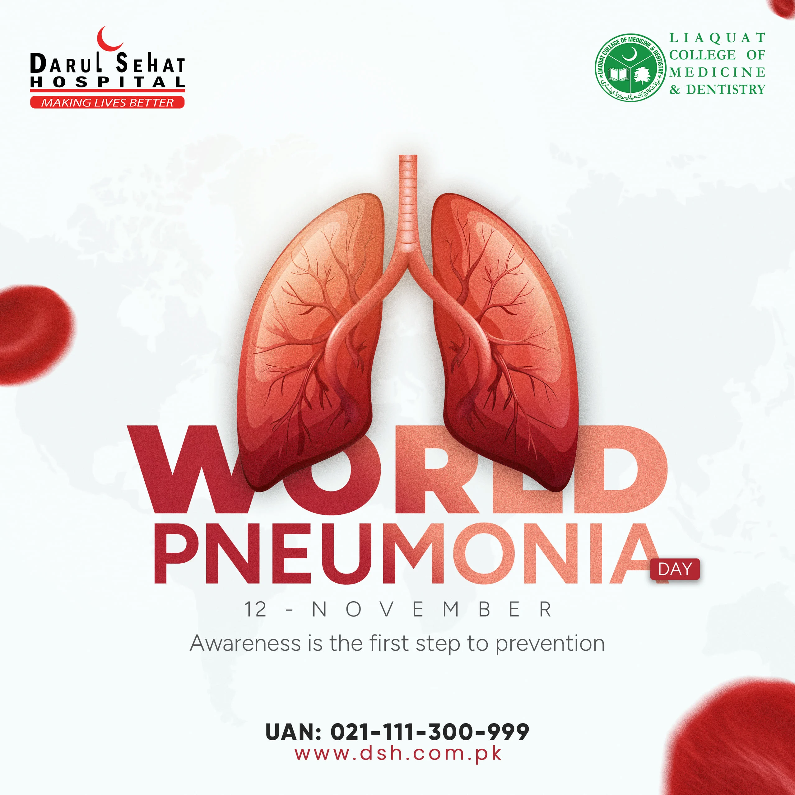 Darul Sehat Hospital campaign post