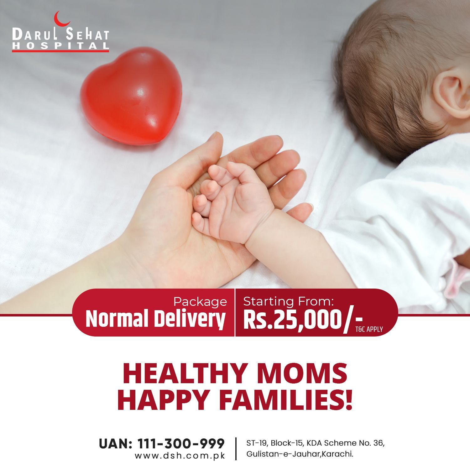 Darul Sehat Hospital campaign post