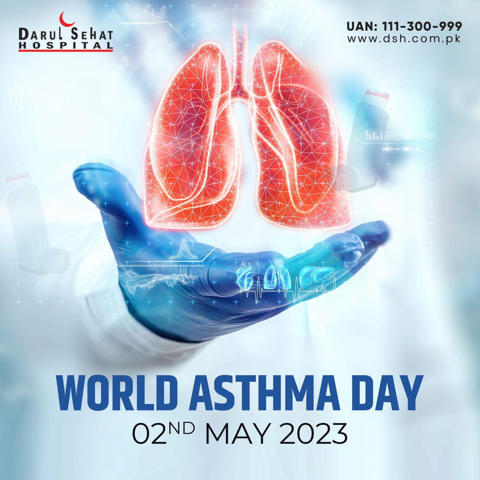 Darul Sehat Hospital campaign post