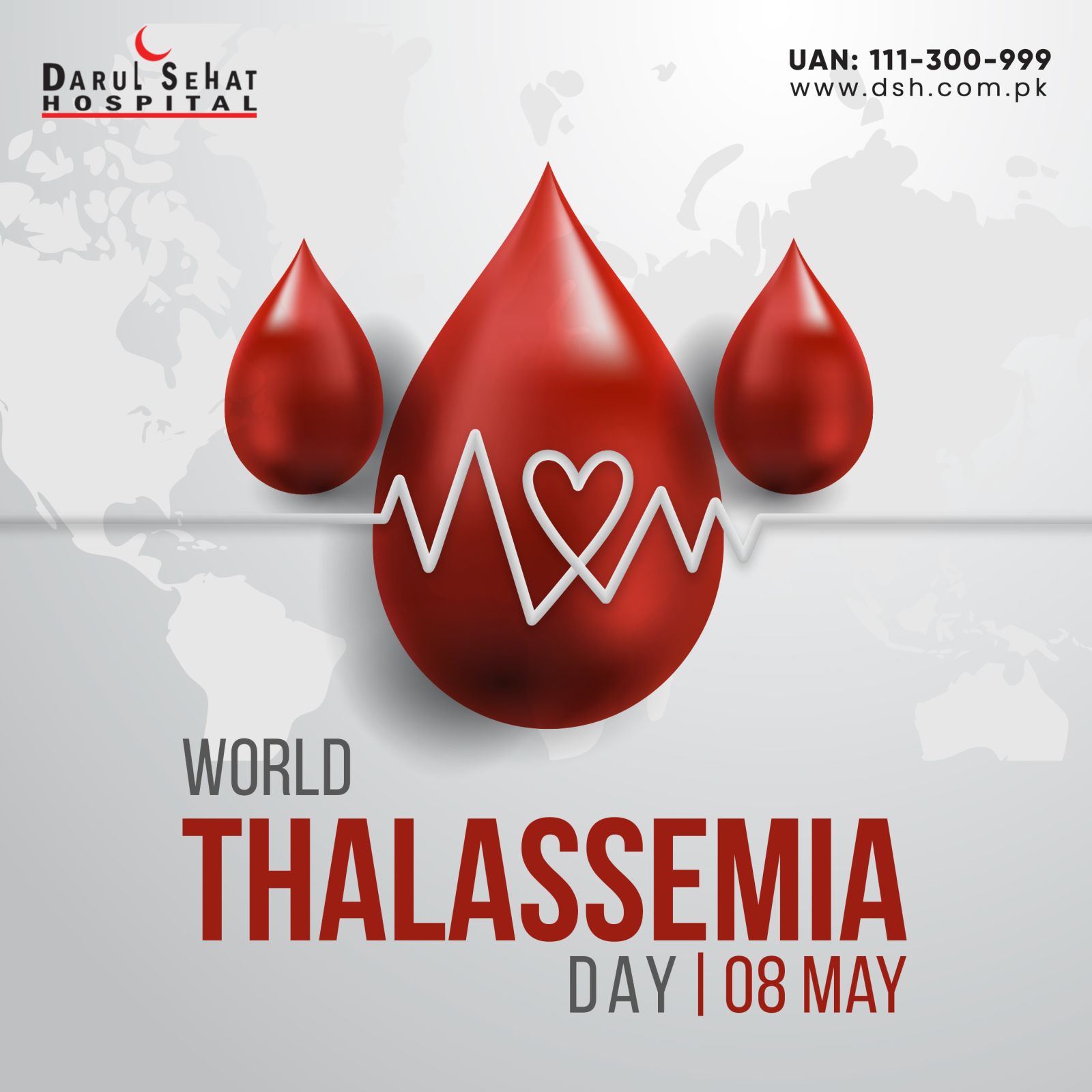 Darul Sehat Hospital campaign post