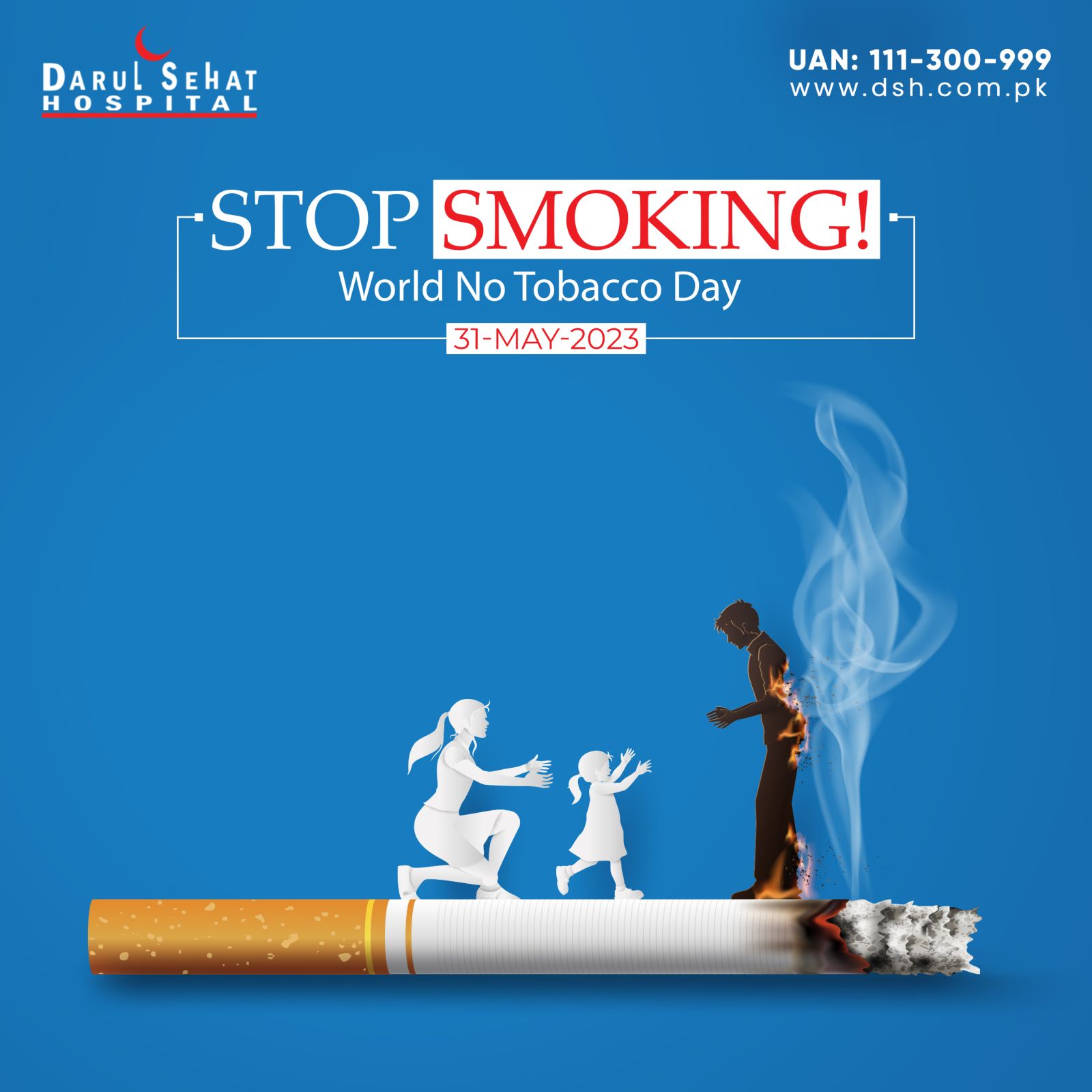 Darul Sehat Hospital campaign post