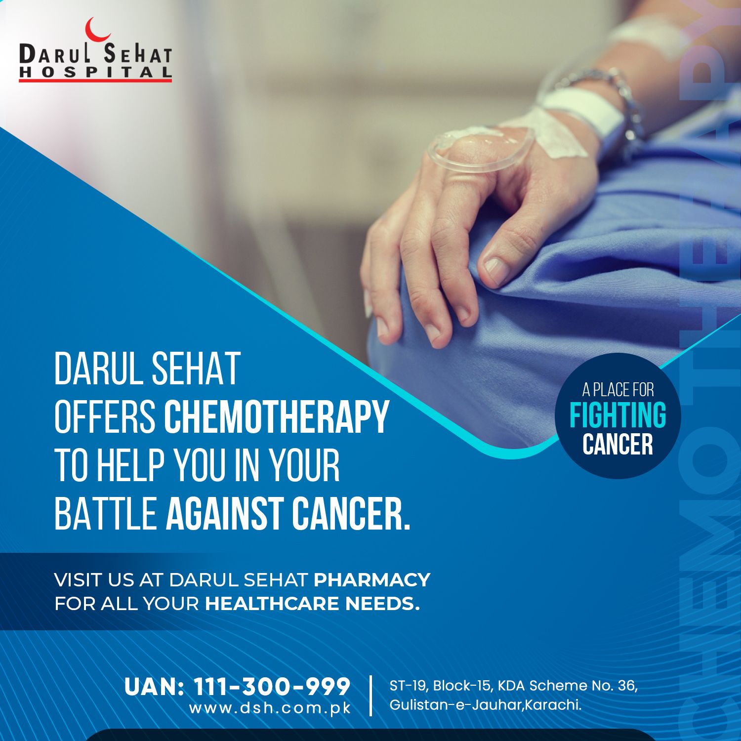 Darul Sehat Hospital campaign post