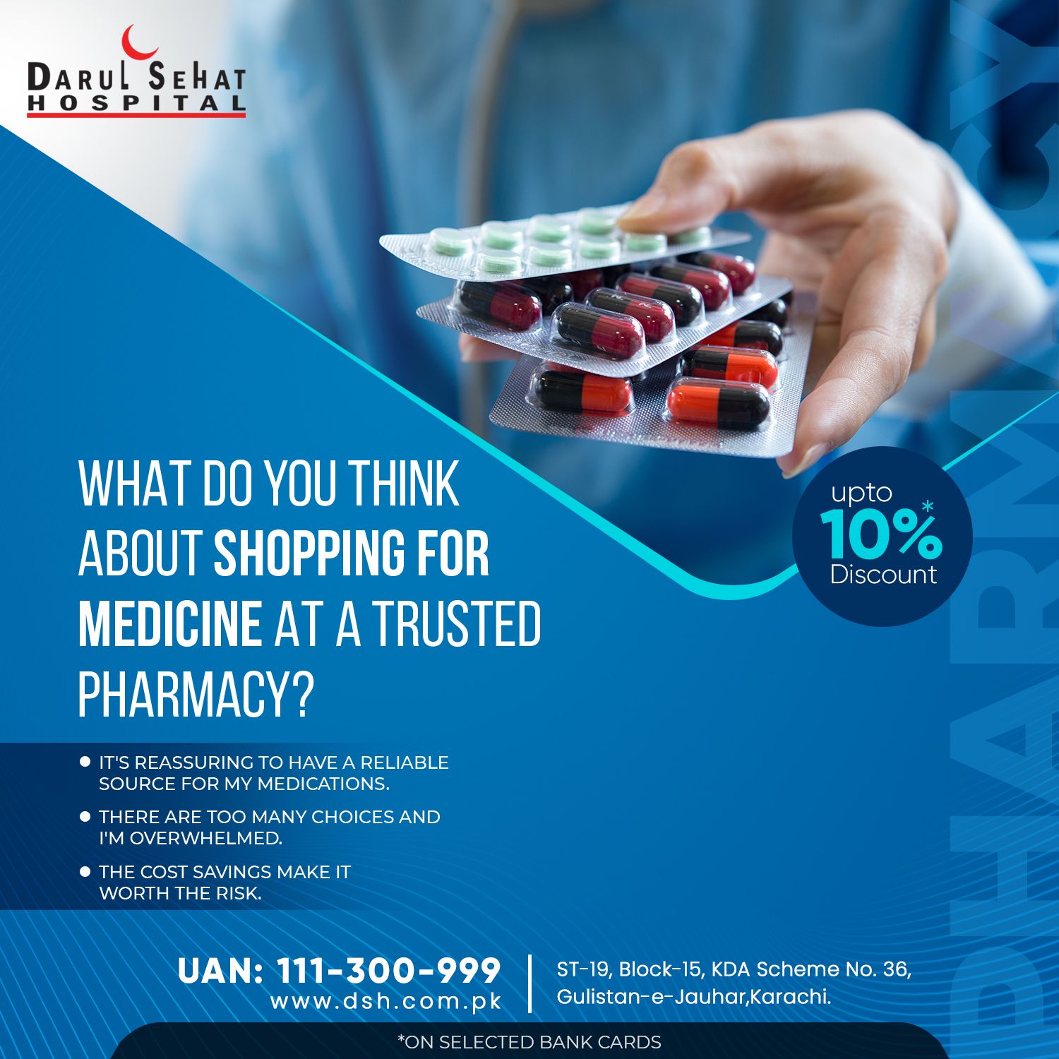 Darul Sehat Hospital campaign post