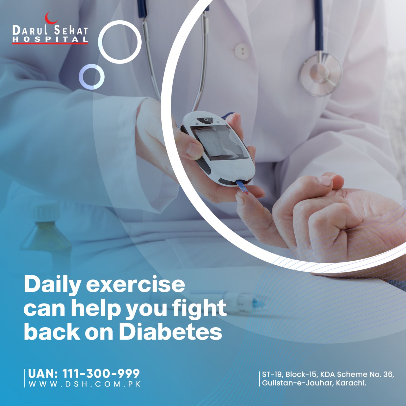 Darul Sehat Hospital campaign post