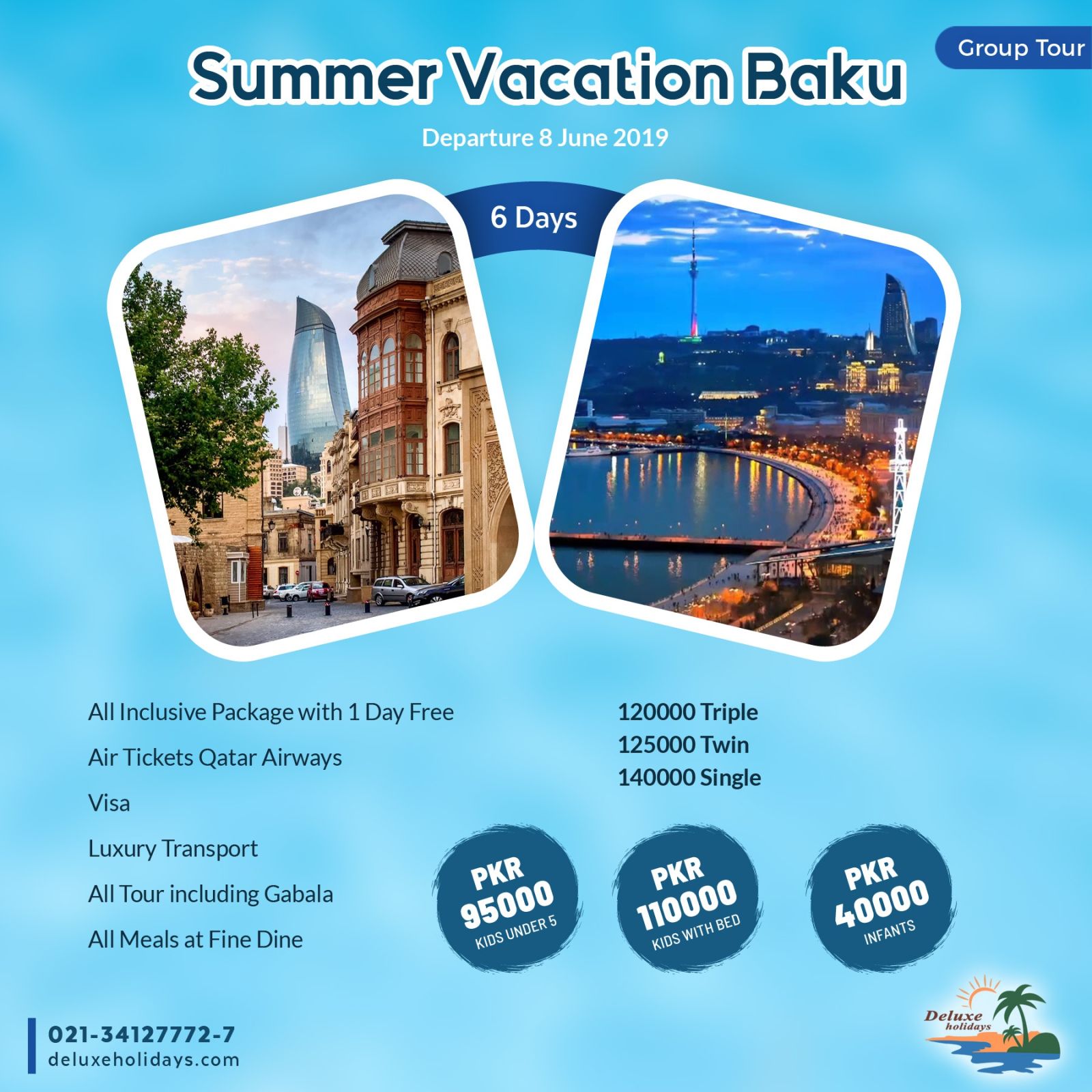 Deluxe Holidays campaign post