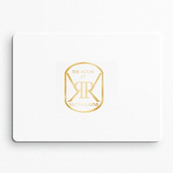 Rudab Kazmi logo design, designer recommended