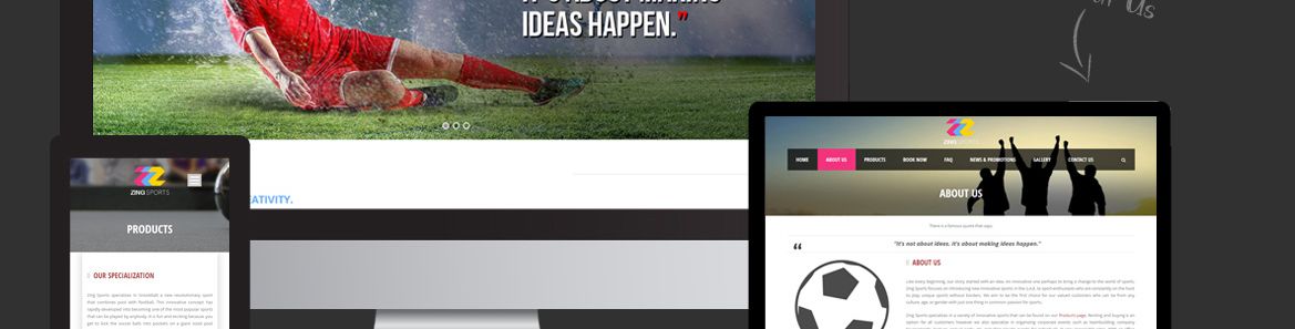 Zing Sports design presentation