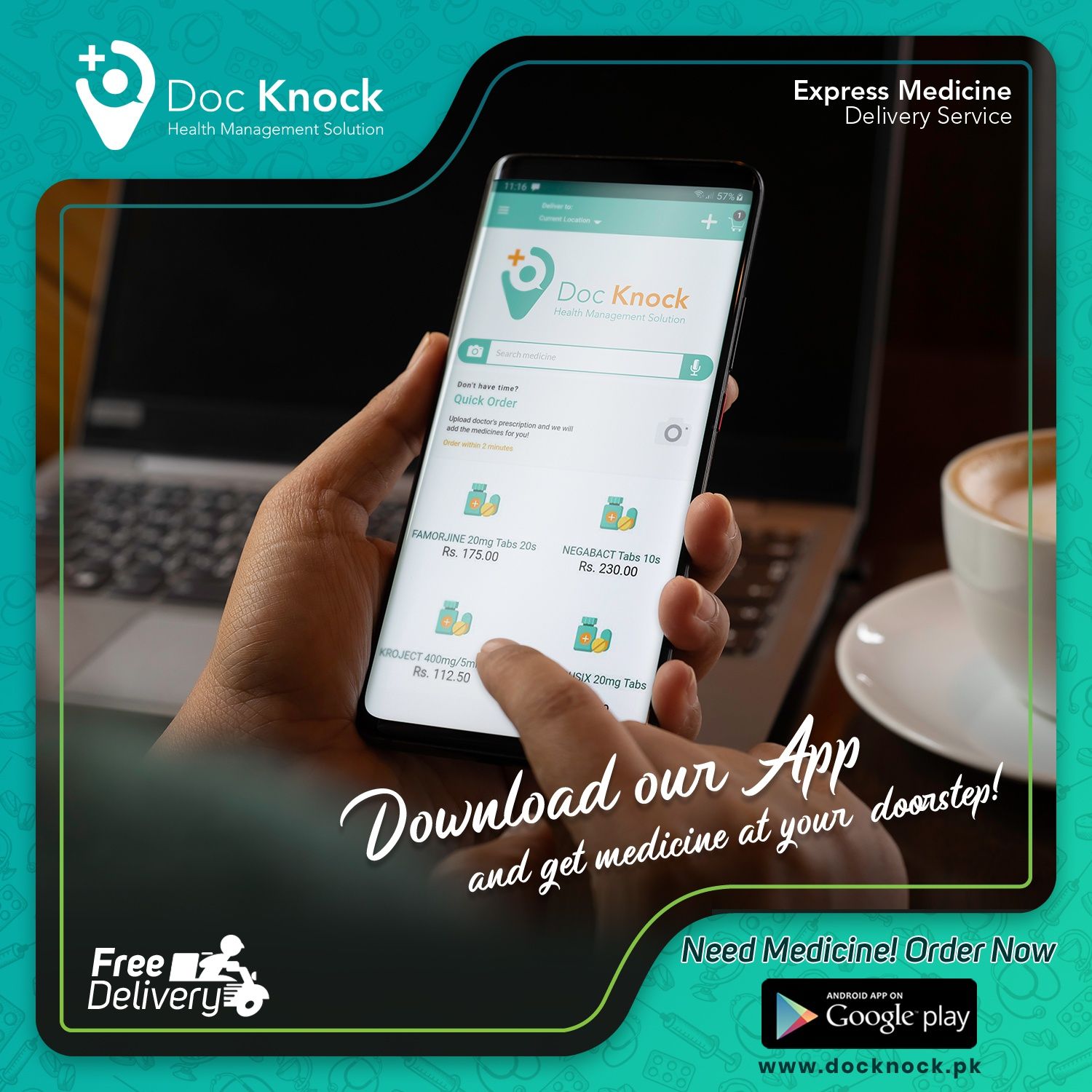 DocKnock campaign post