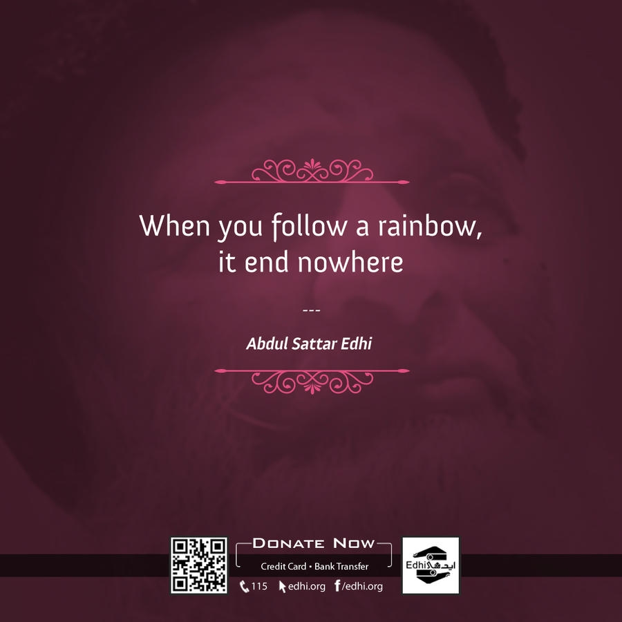 Edhi Foundation campaign post