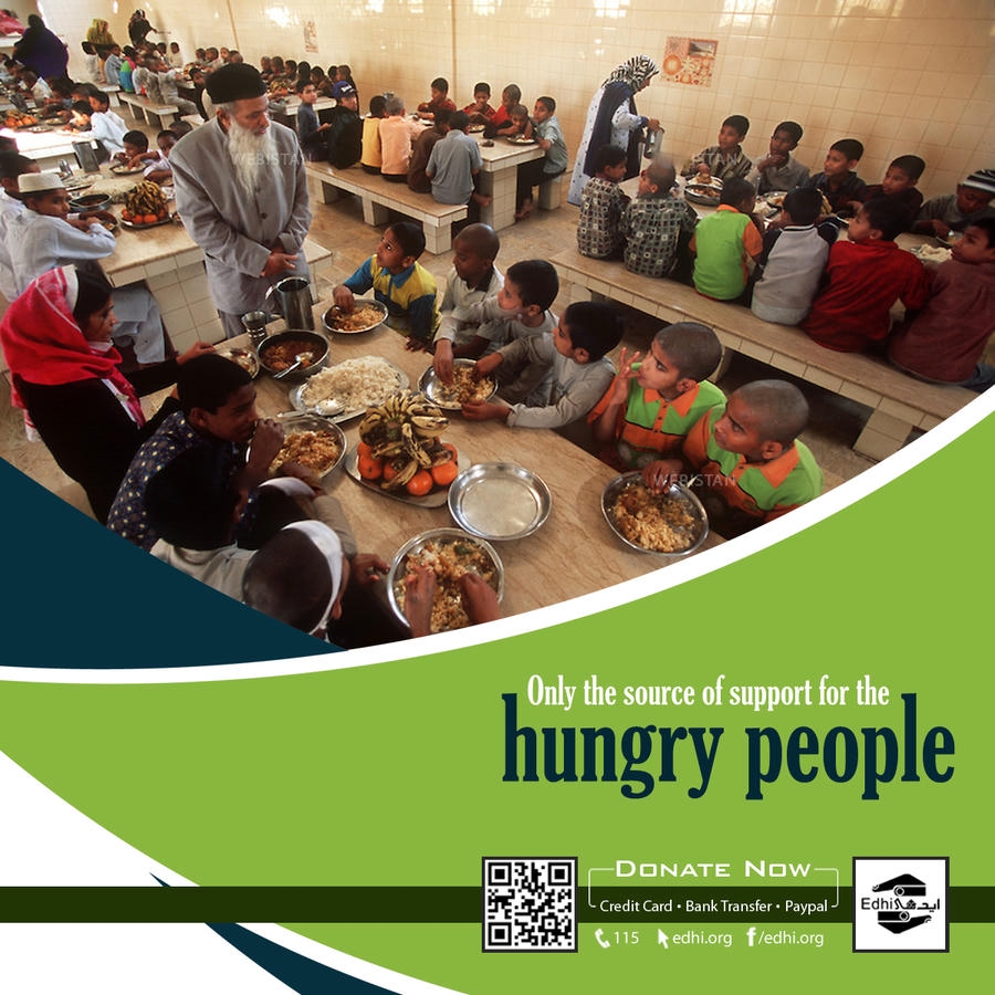 Edhi Foundation campaign post