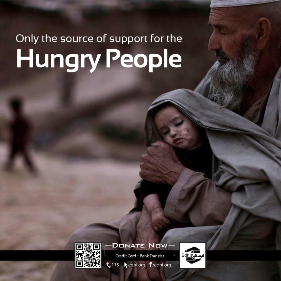 Edhi Foundation campaign post