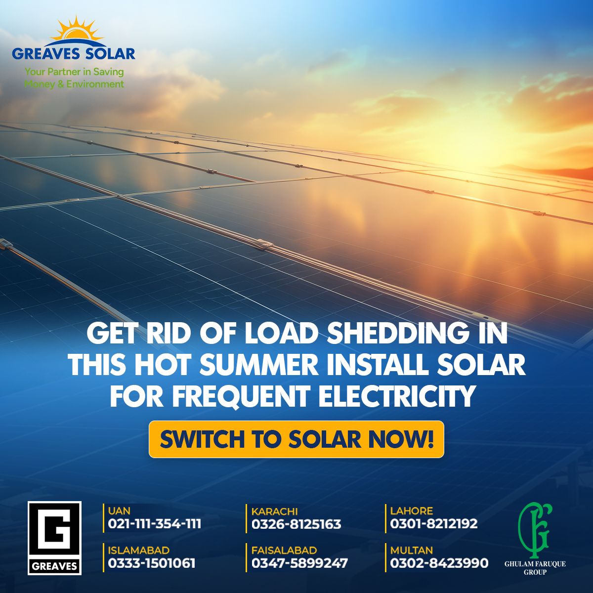 Greaves Solar campaign post