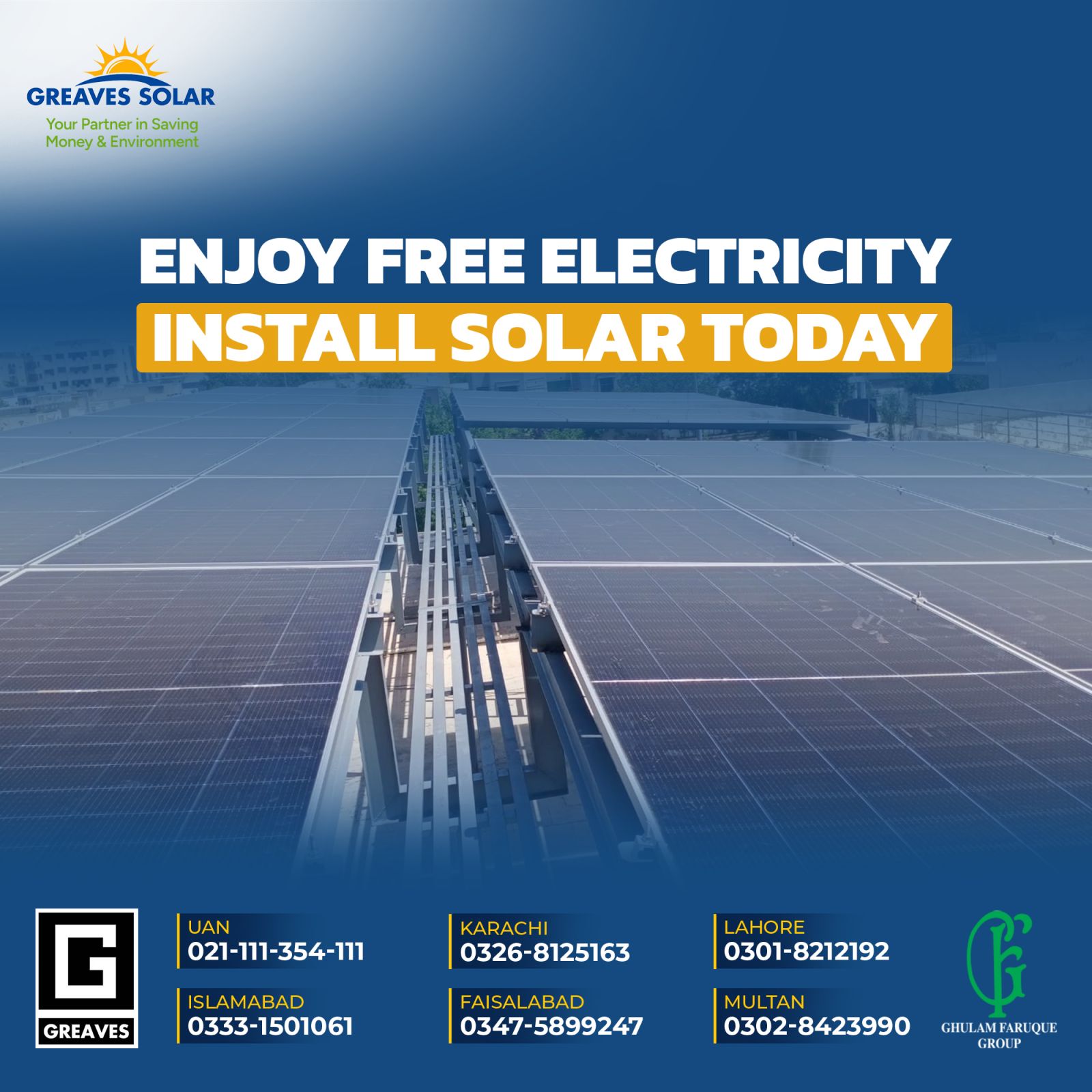 Greaves Solar campaign post