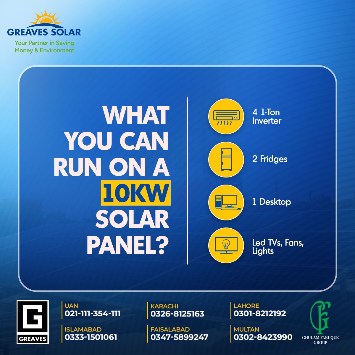 Greaves Solar campaign post