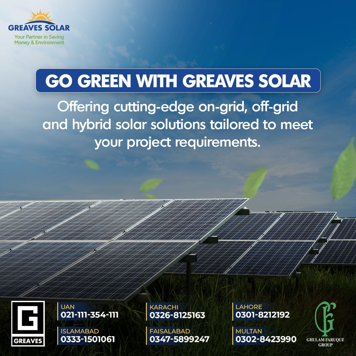 Greaves Solar campaign post