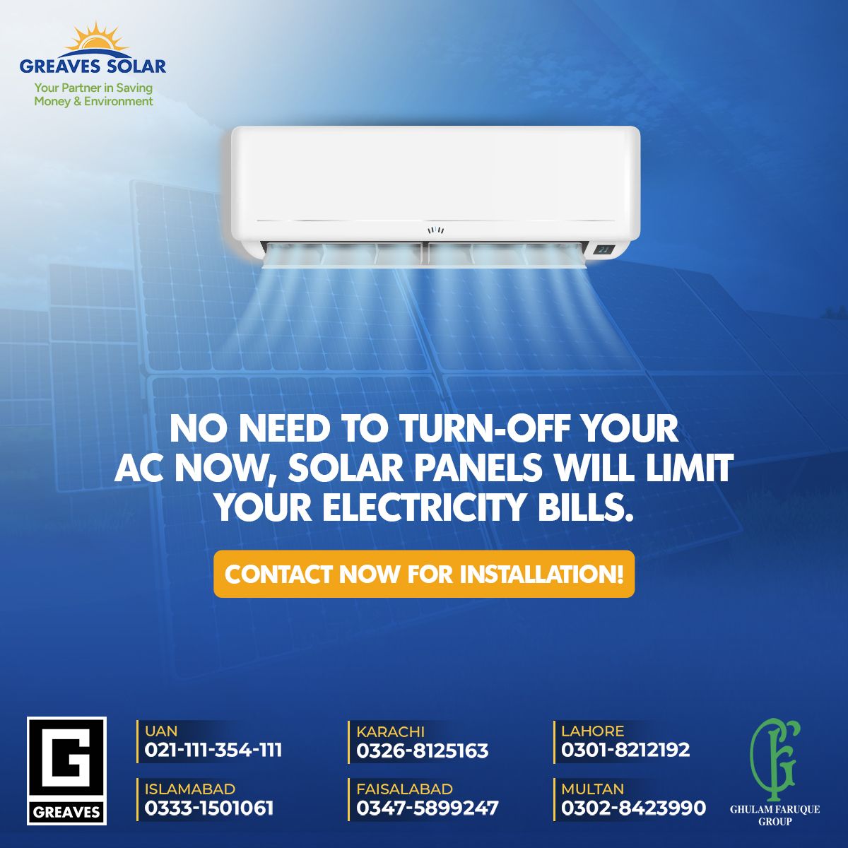Greaves Solar campaign post