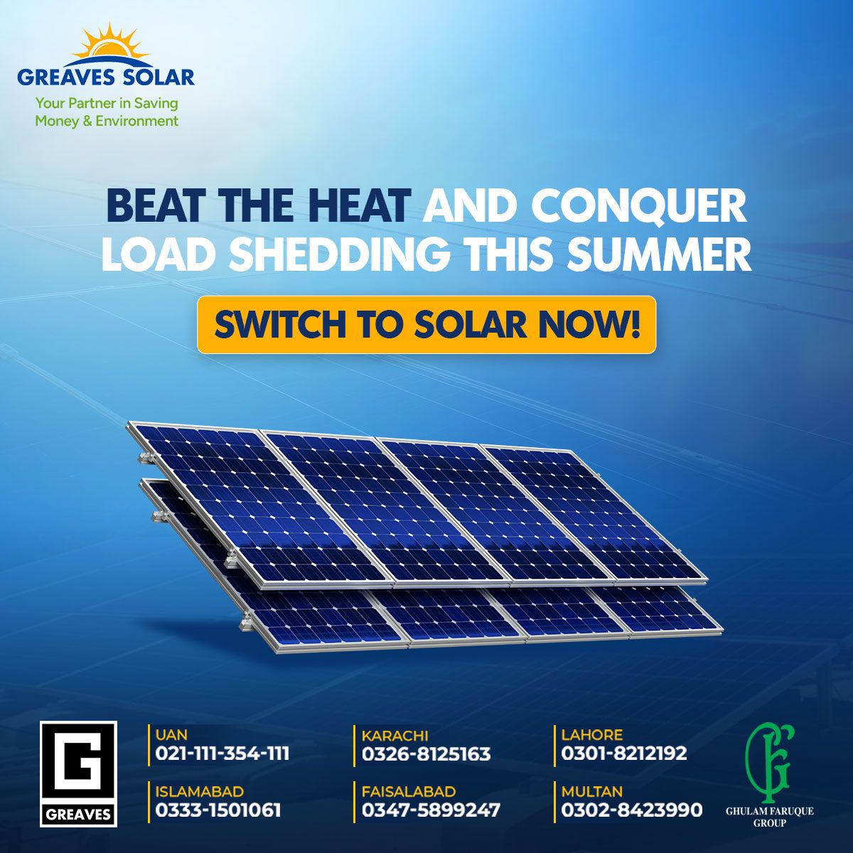 Greaves Solar campaign post