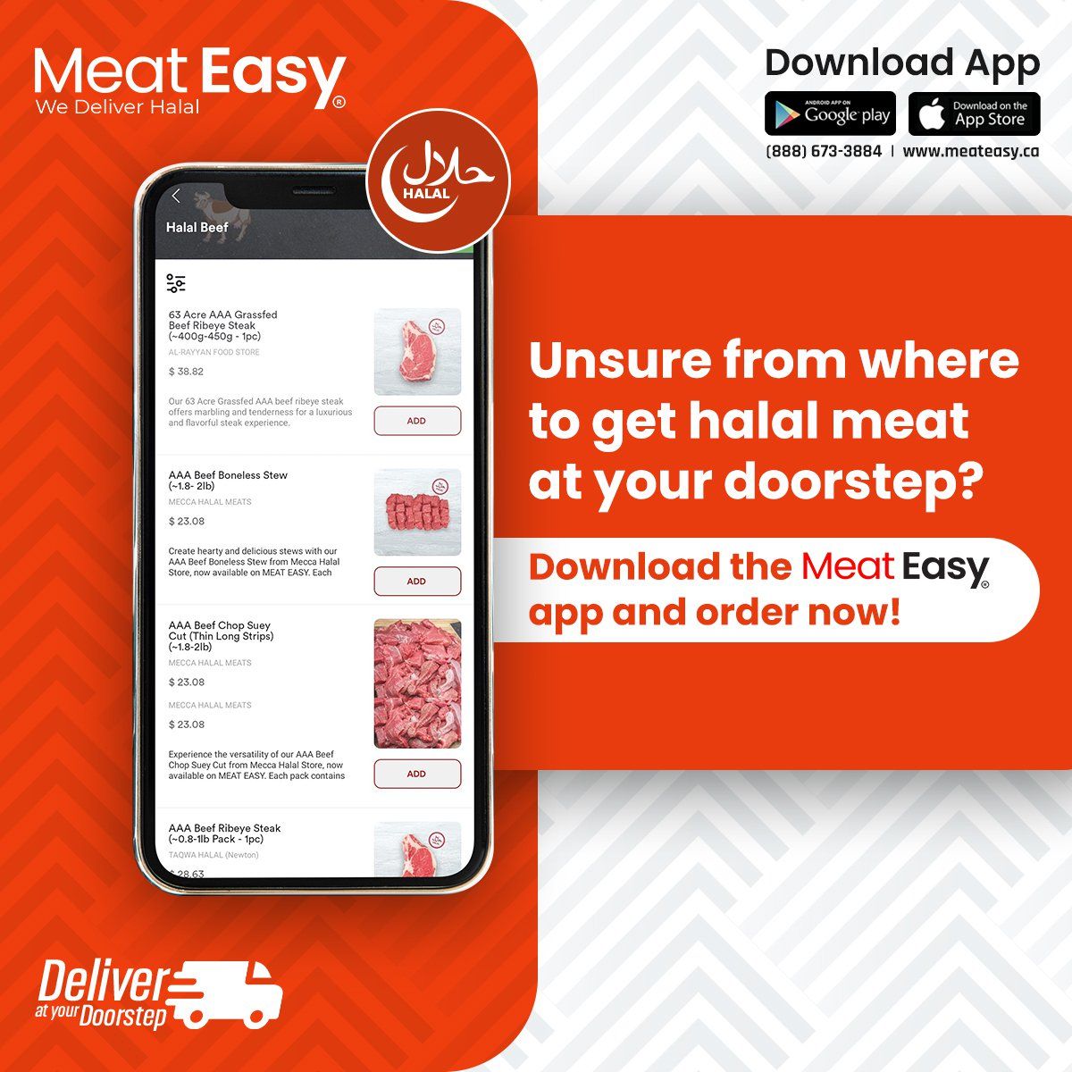 Meat Easy campaign post