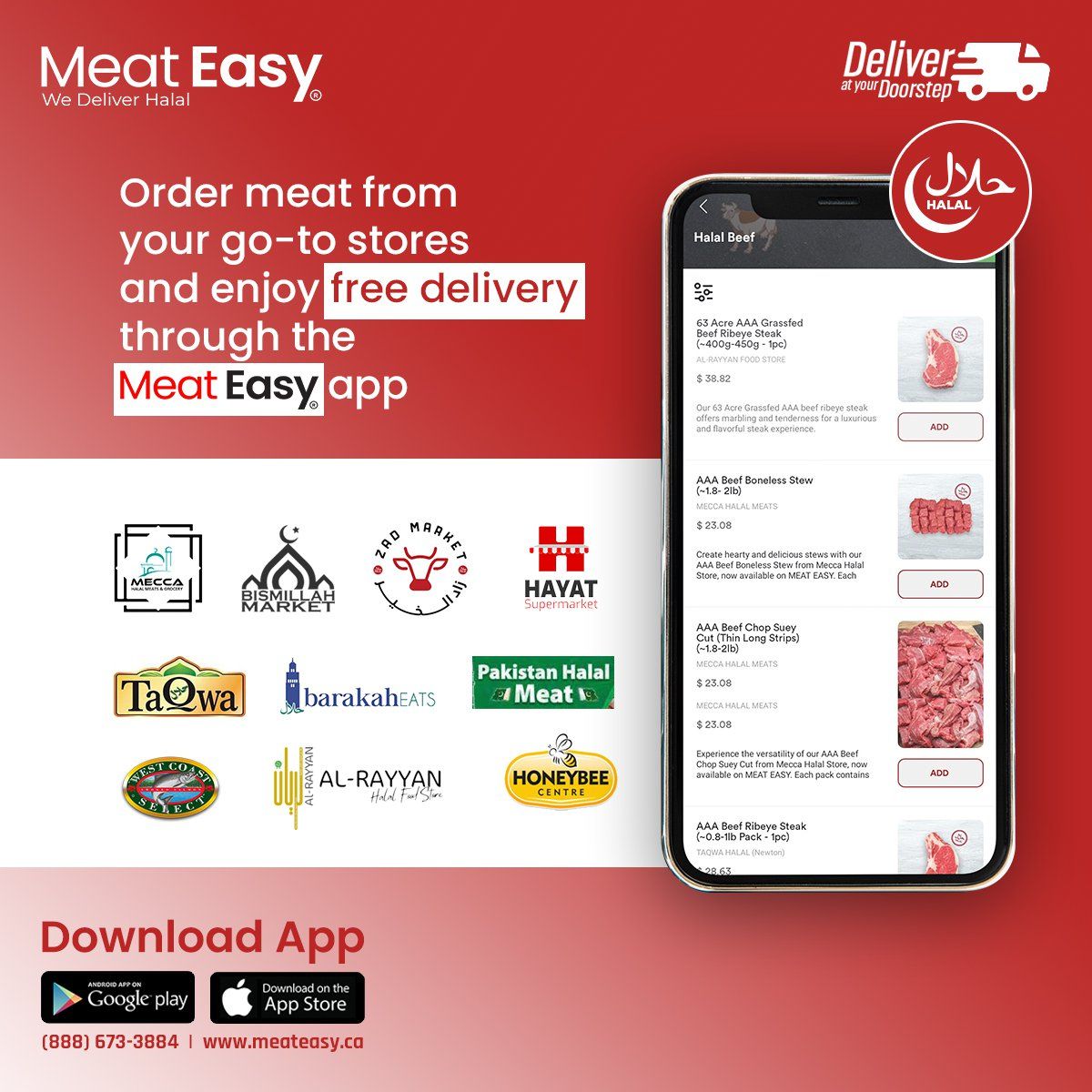 Meat Easy campaign post