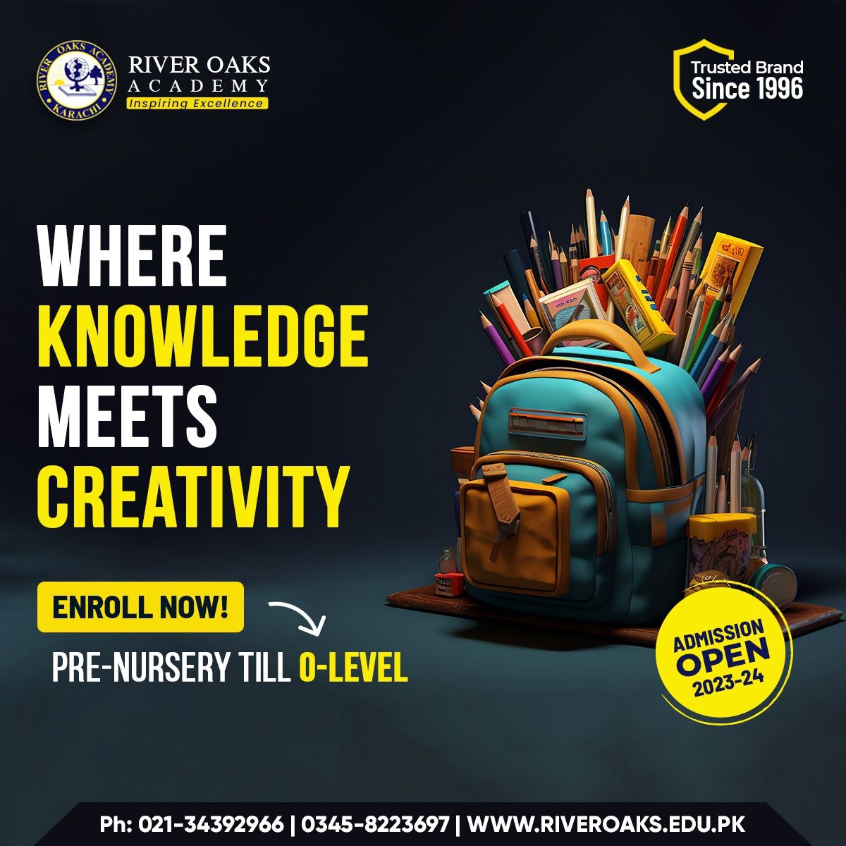 River Oaks Academy campaign post