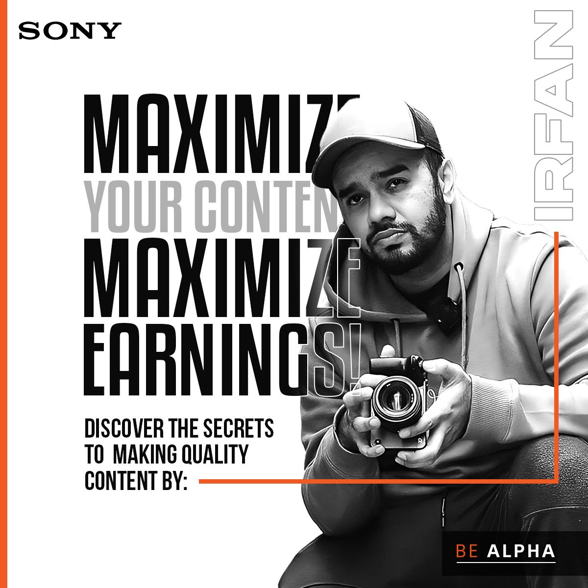 Sony Alpha campaign post