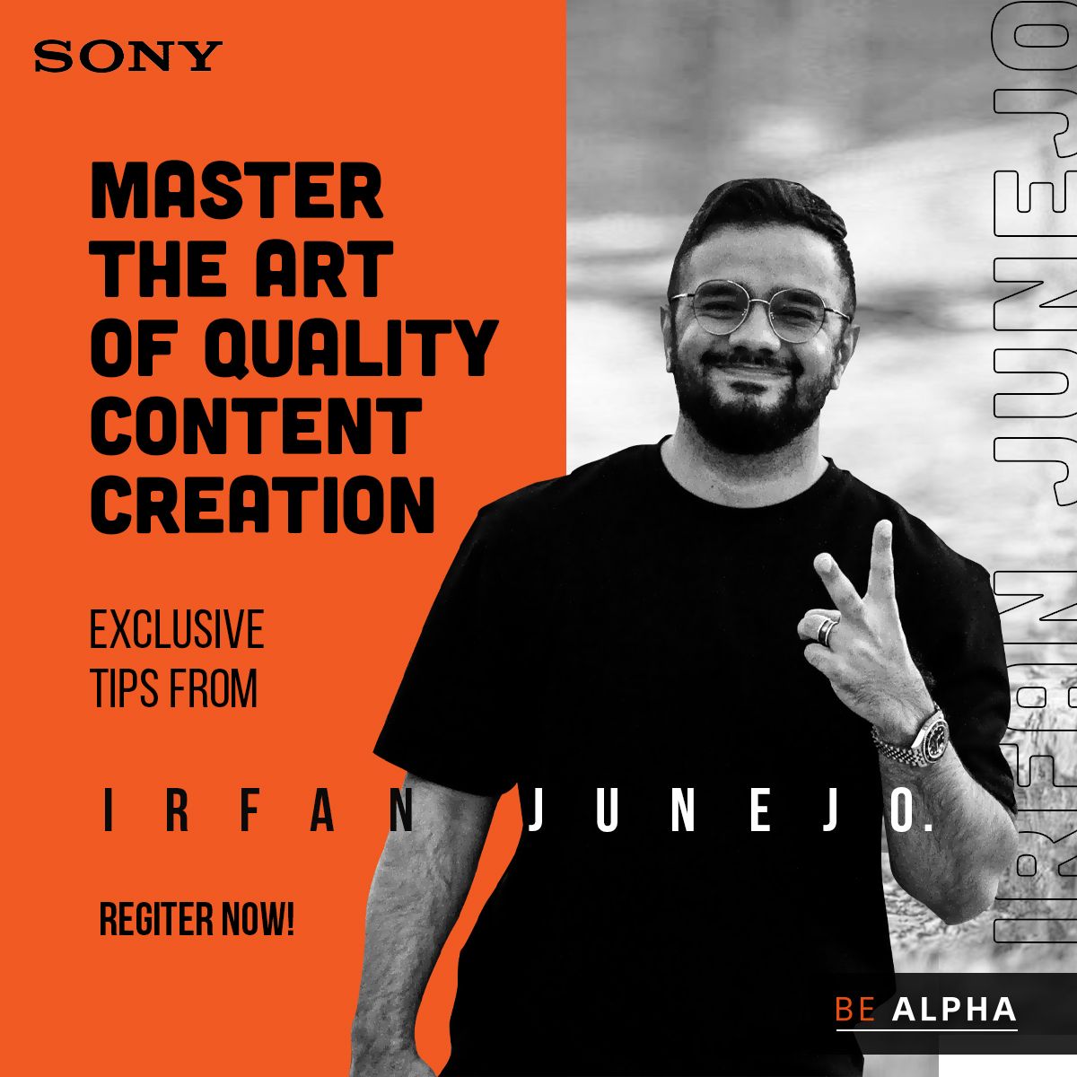 Sony Alpha campaign post