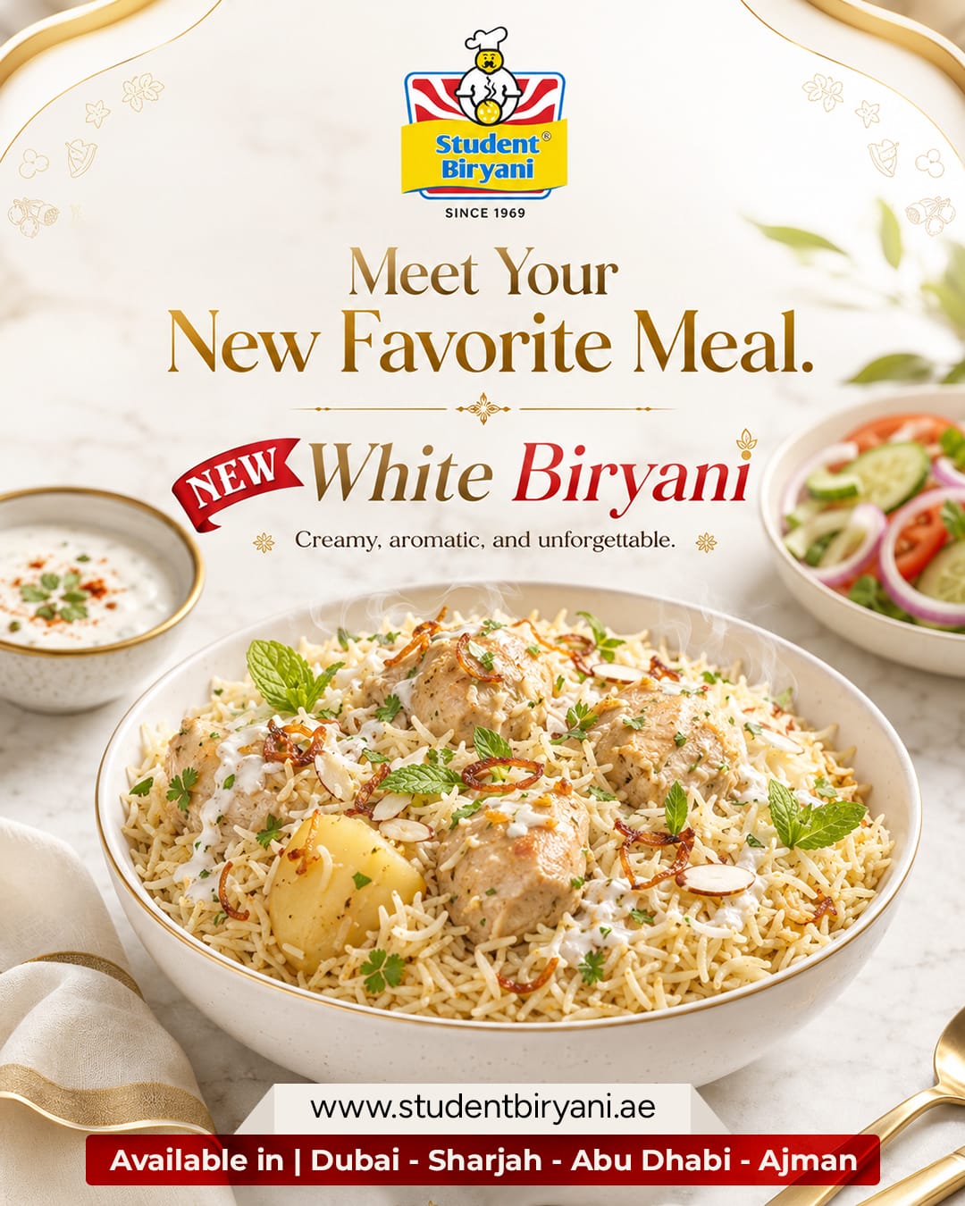 Student Biryani campaign post