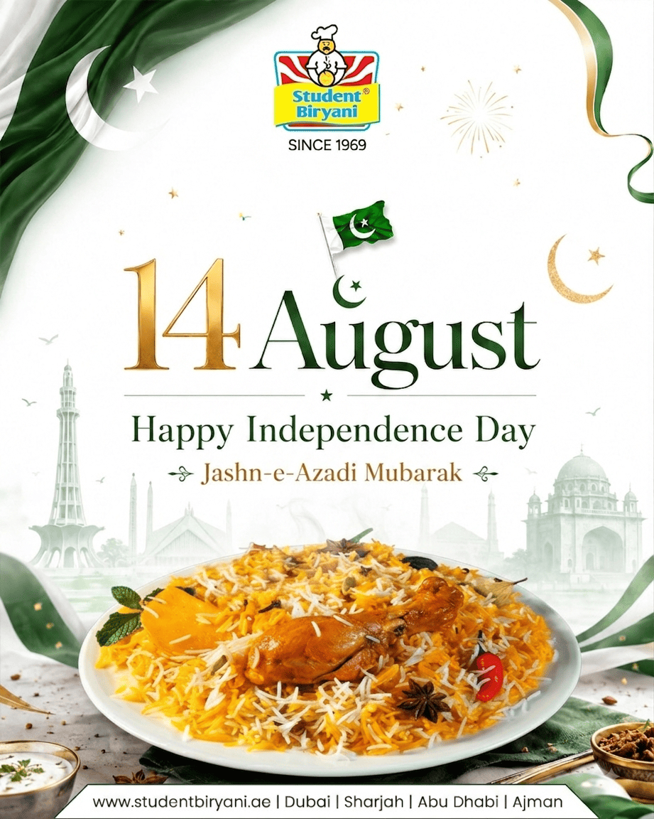 Student Biryani campaign post