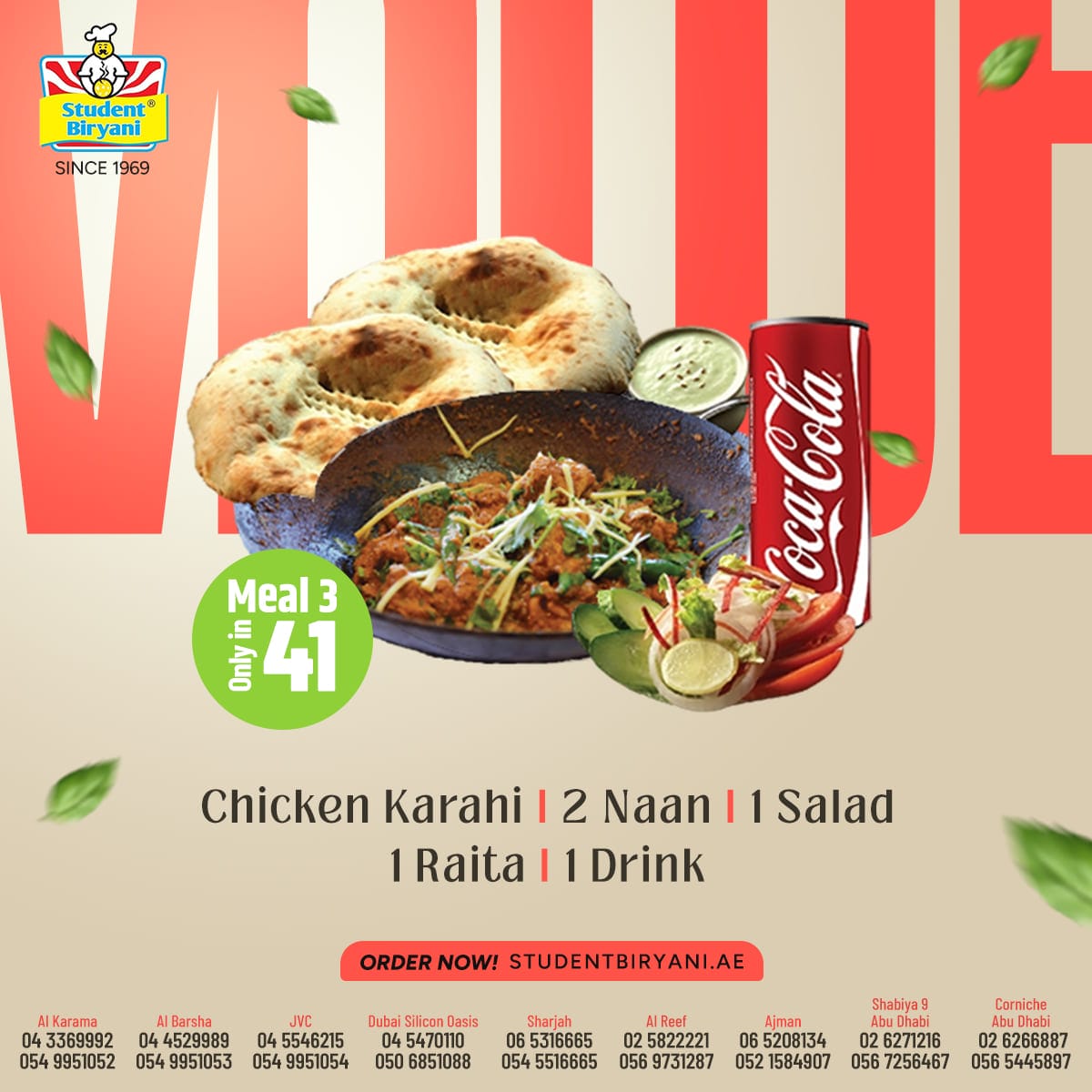 Student Biryani campaign post